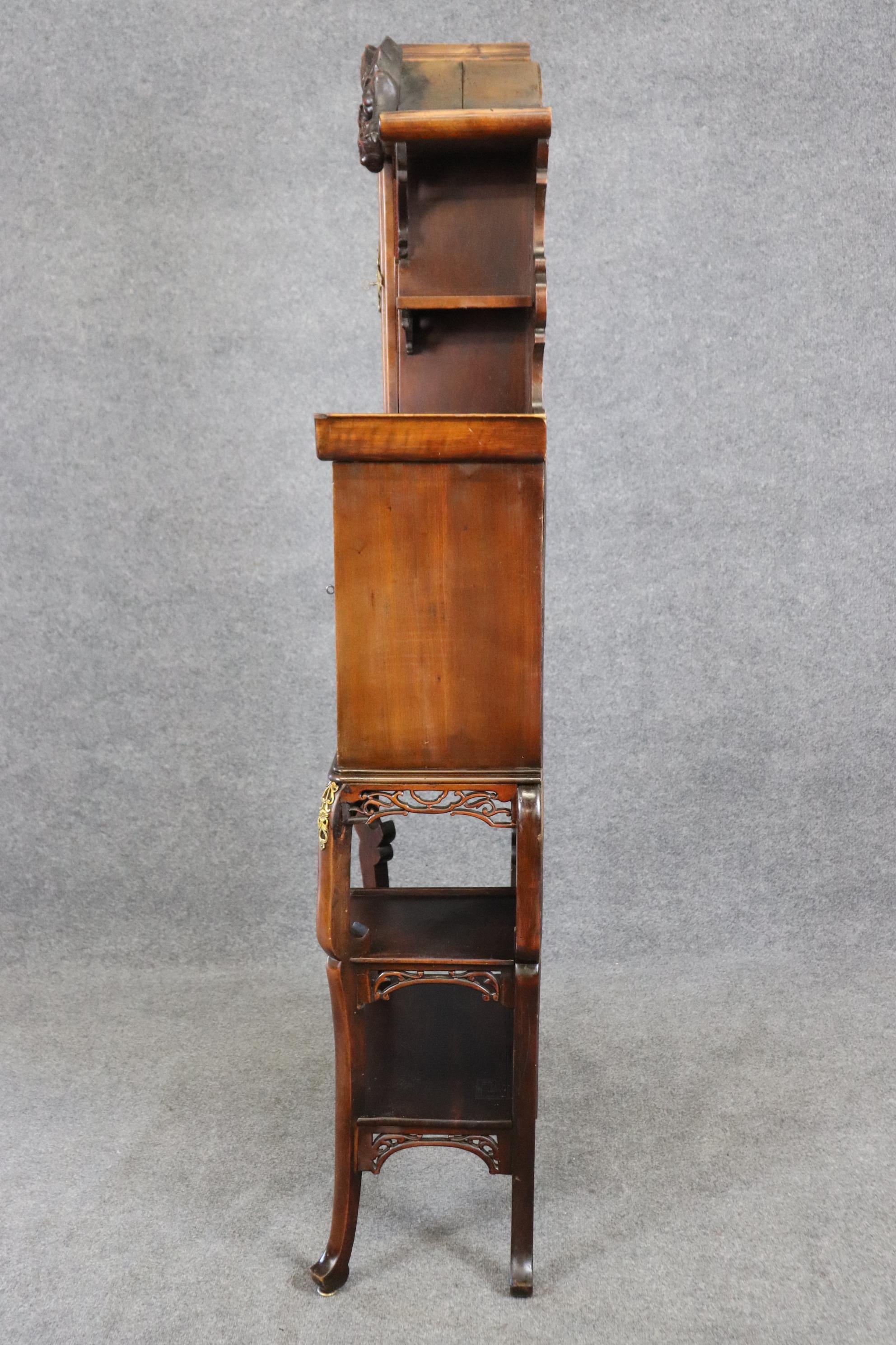 Vitrina francesa de estilo oriental a la manera de Gabriel Viardot Chinoiserie