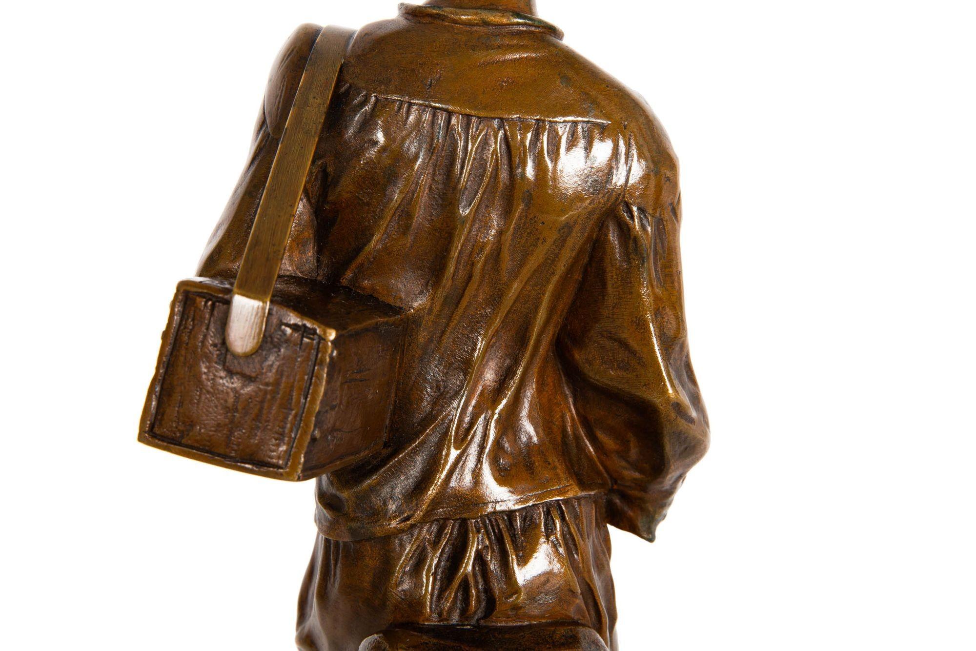 Sculpture orientaliste française en bronze d'après Edouard Drouot en vente 10