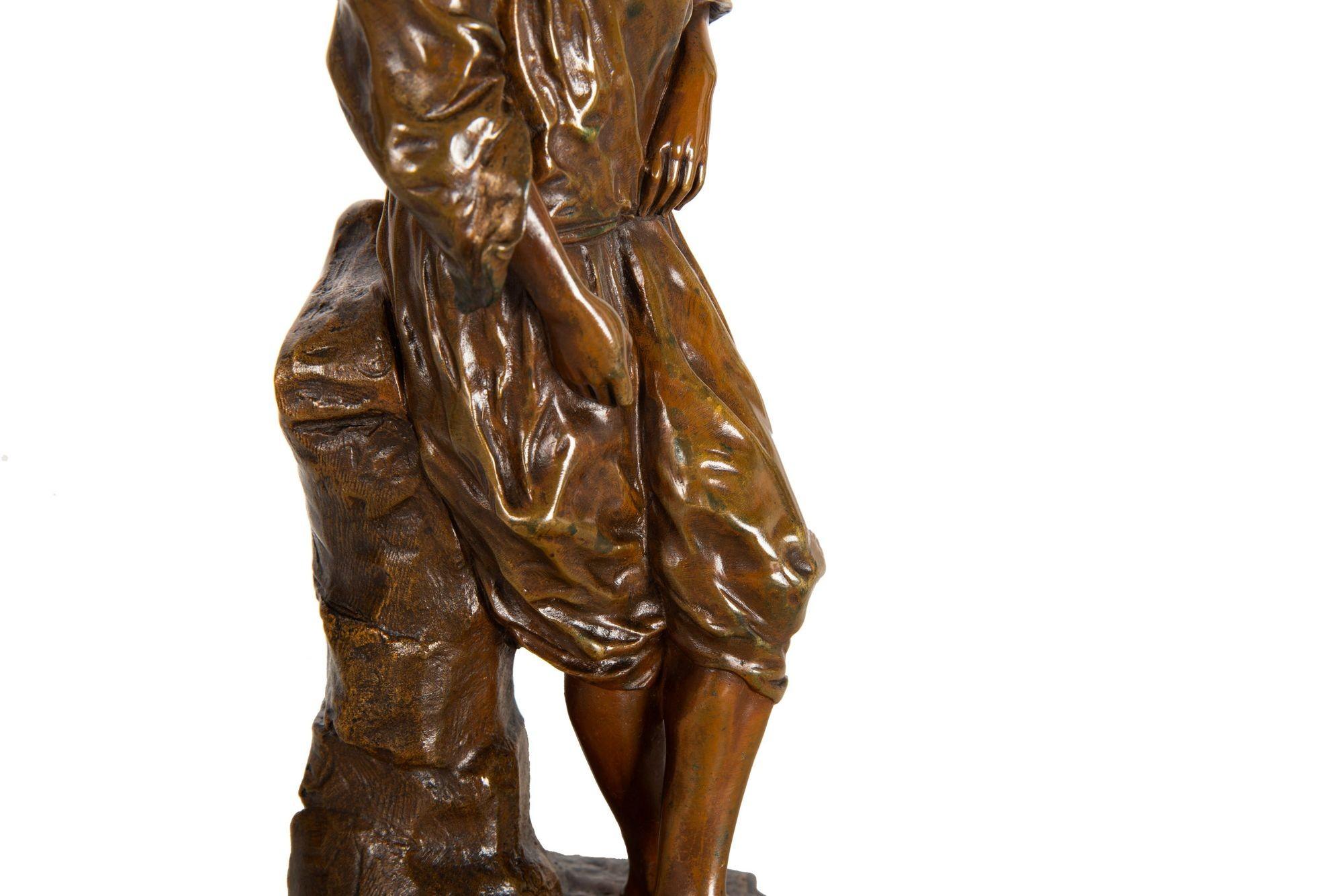 Sculpture orientaliste française en bronze d'après Edouard Drouot en vente 12