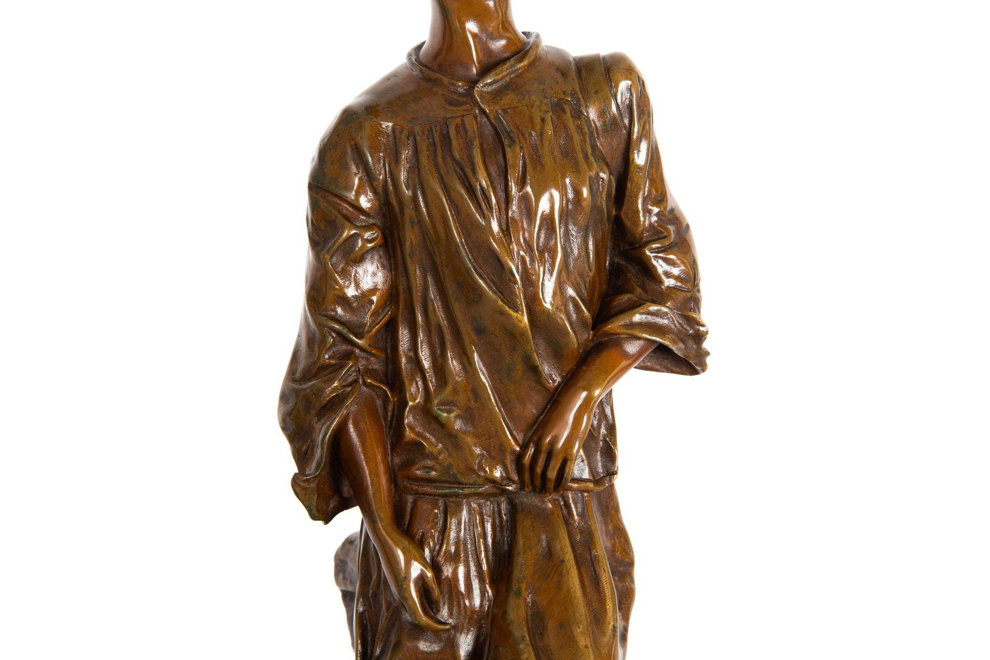 Sculpture orientaliste française en bronze d'après Edouard Drouot en vente 1