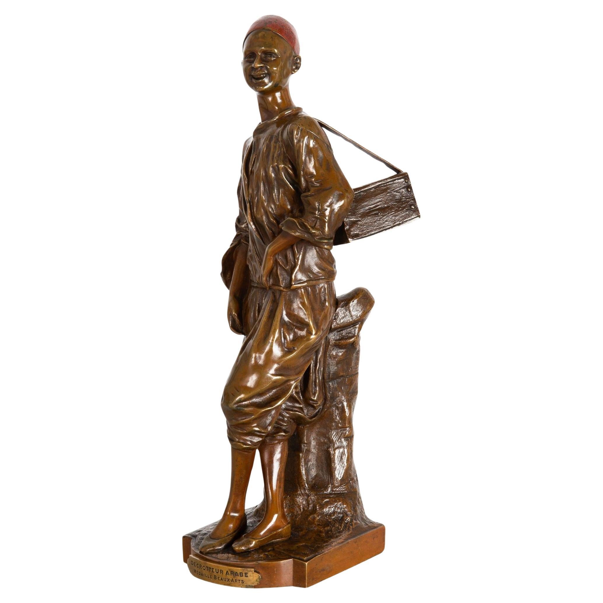 Sculpture orientaliste française en bronze d'après Edouard Drouot en vente