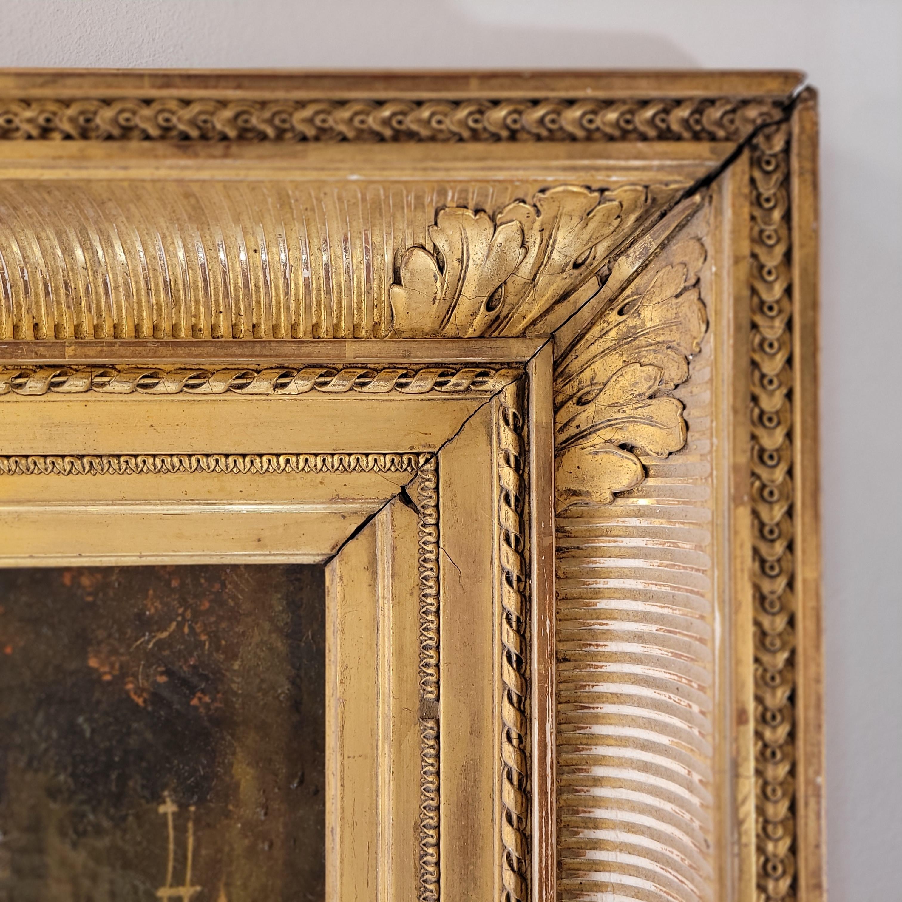 Französischer Orientalist Öl auf Leinwand, Landschaft von Narcisse Berchère im Angebot 8