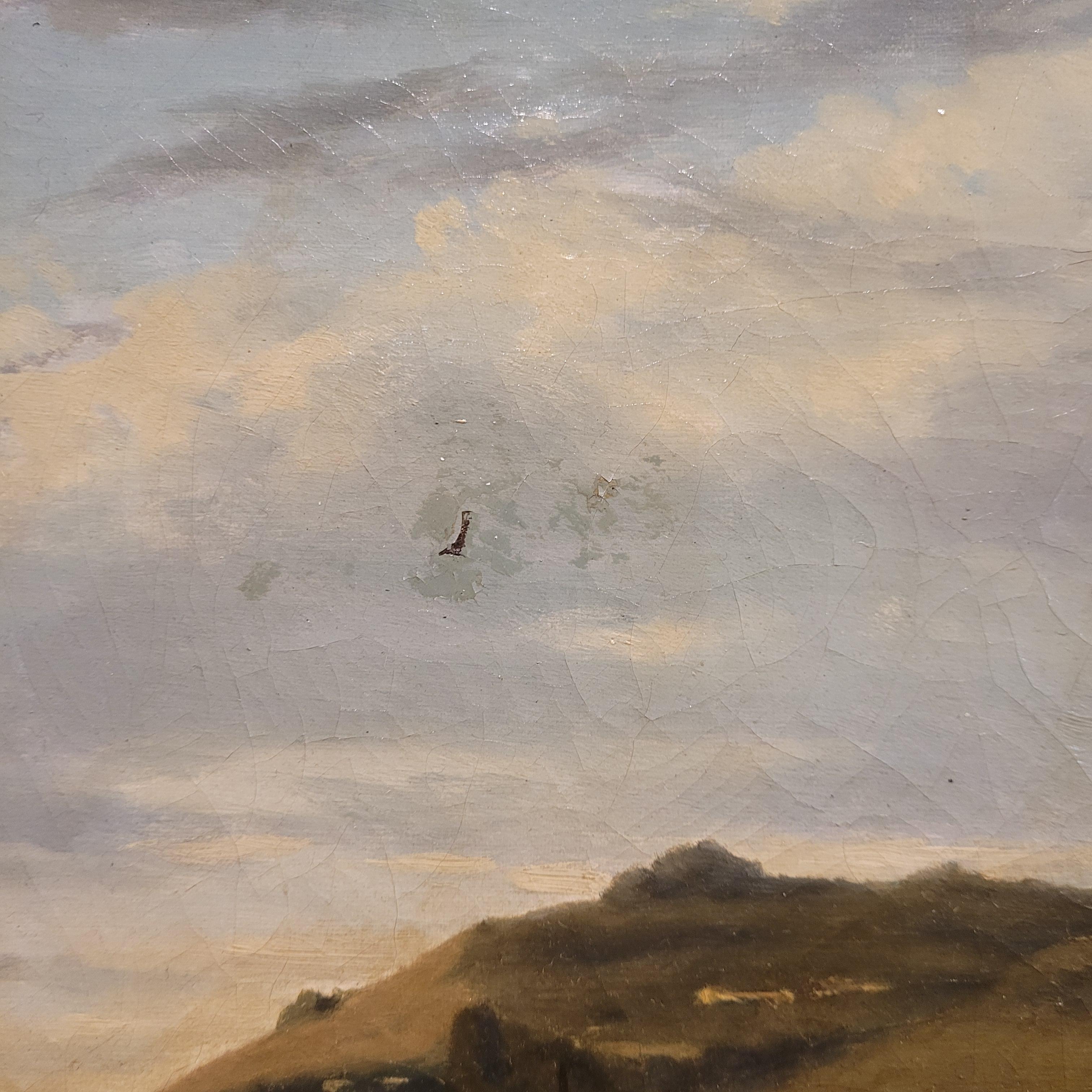 Französischer Orientalist Öl auf Leinwand, Landschaft von Narcisse Berchère (Mittleres 19. Jahrhundert) im Angebot