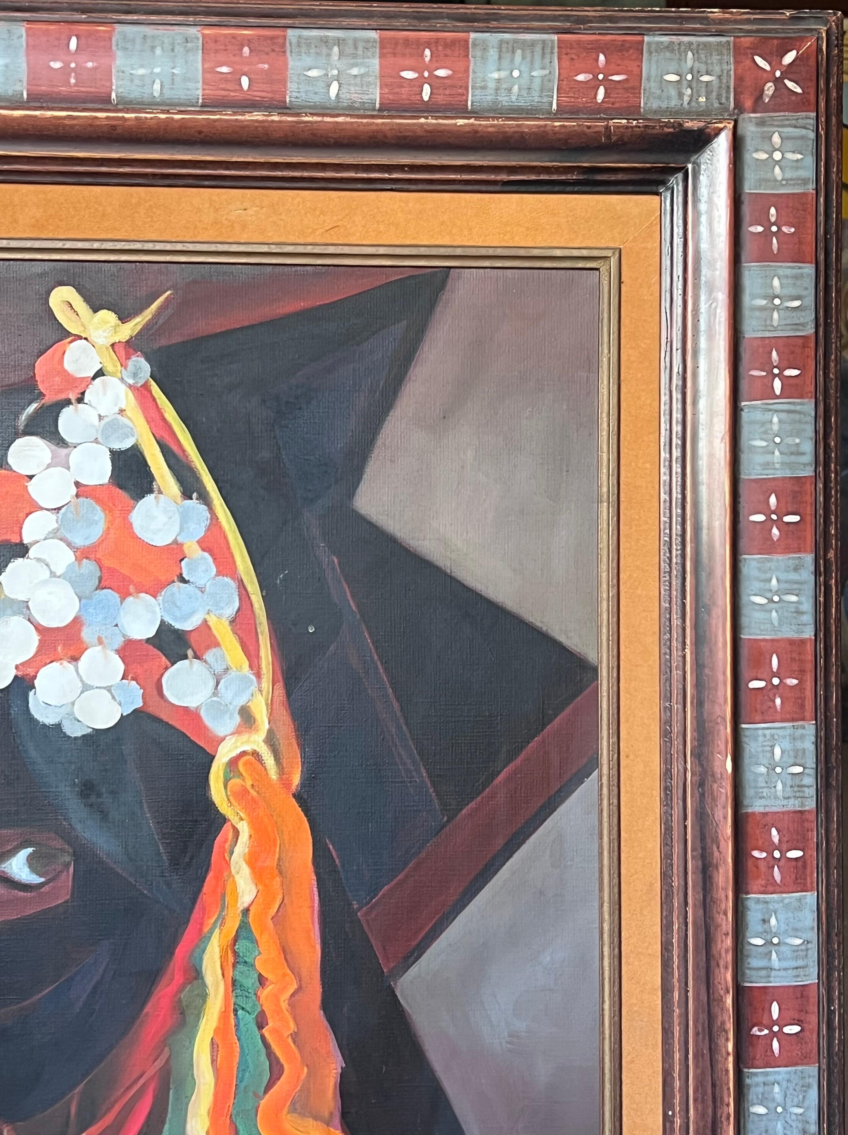Orientalista francese, 
firmato e datato (19)98
olio su tela
datato 98'
incorniciato: 39 x 31 pollici
tela: 29 x 21 pollici
Provenienza: collezione privata, Francia
Condizioni: ottime condizioni

Questo dipinto raffigura una figura in abiti