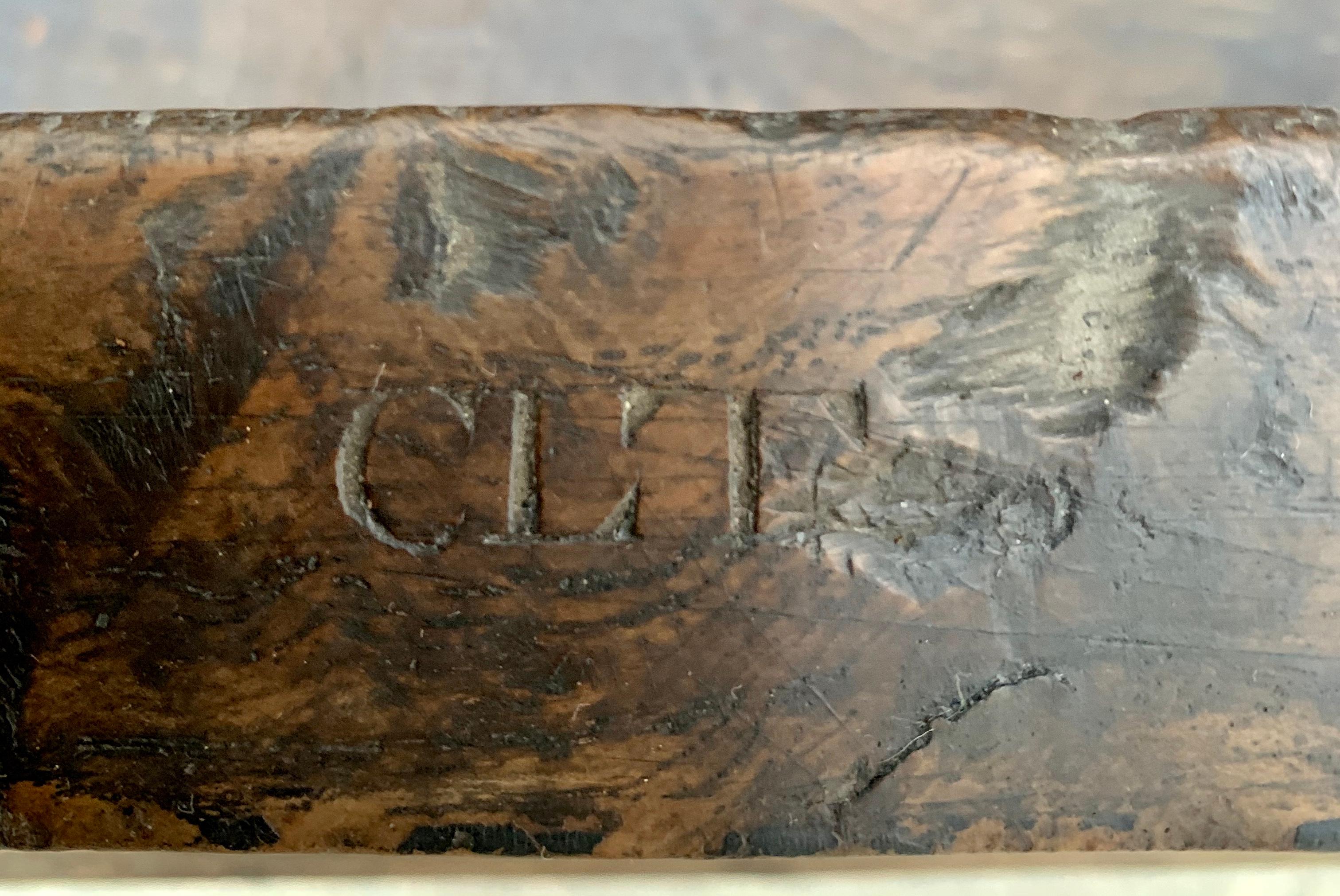Escritorio Francés Original del Siglo XVIII Portátil Pintado de Negro en venta 1