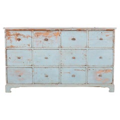 French Original Painted Base of Drawers