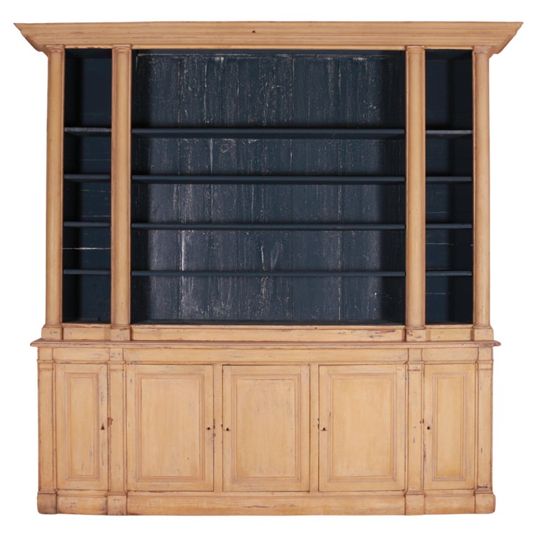 French Original Painted Bookcase For Sale at 1stDibs