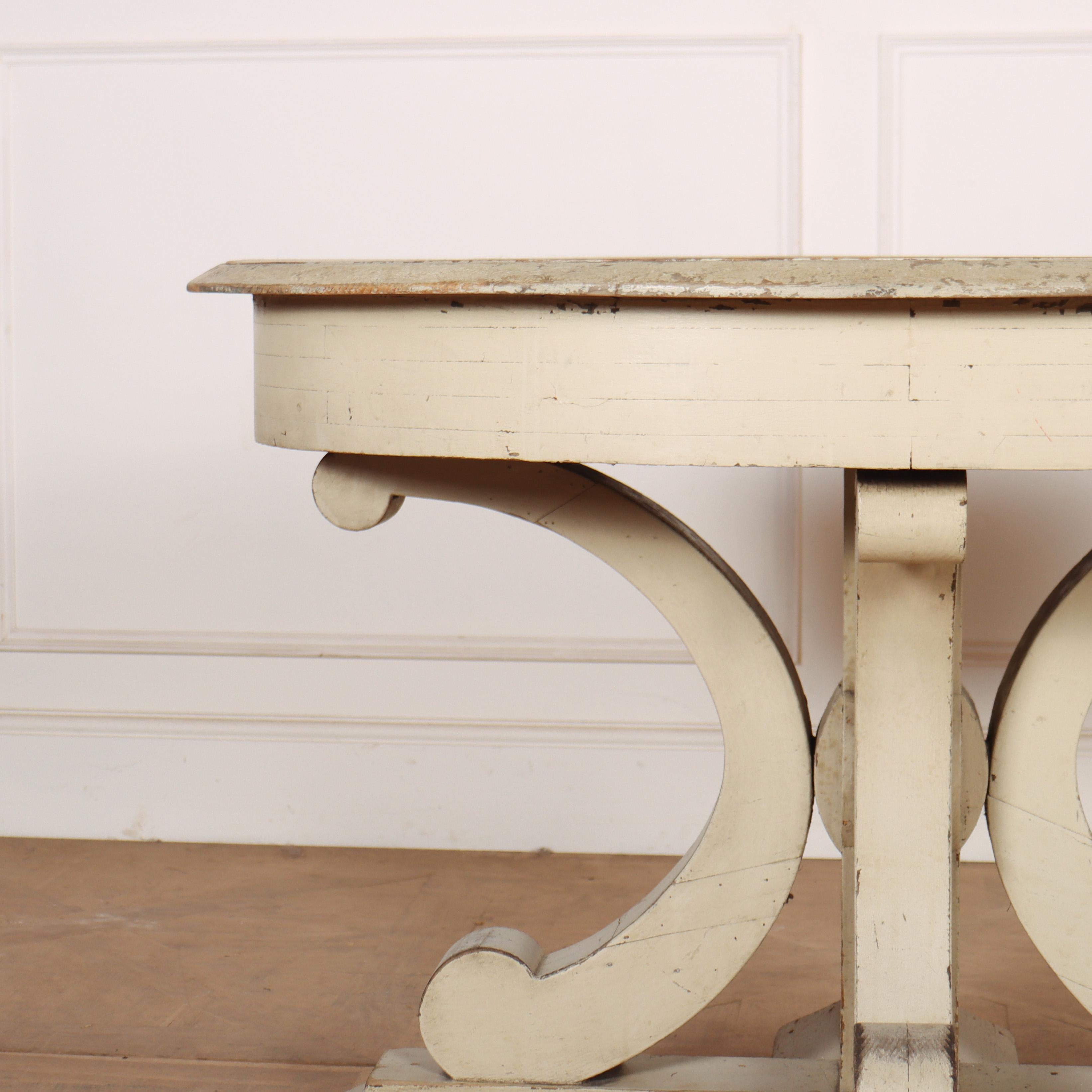 19th Century French Original Painted Centre Table For Sale