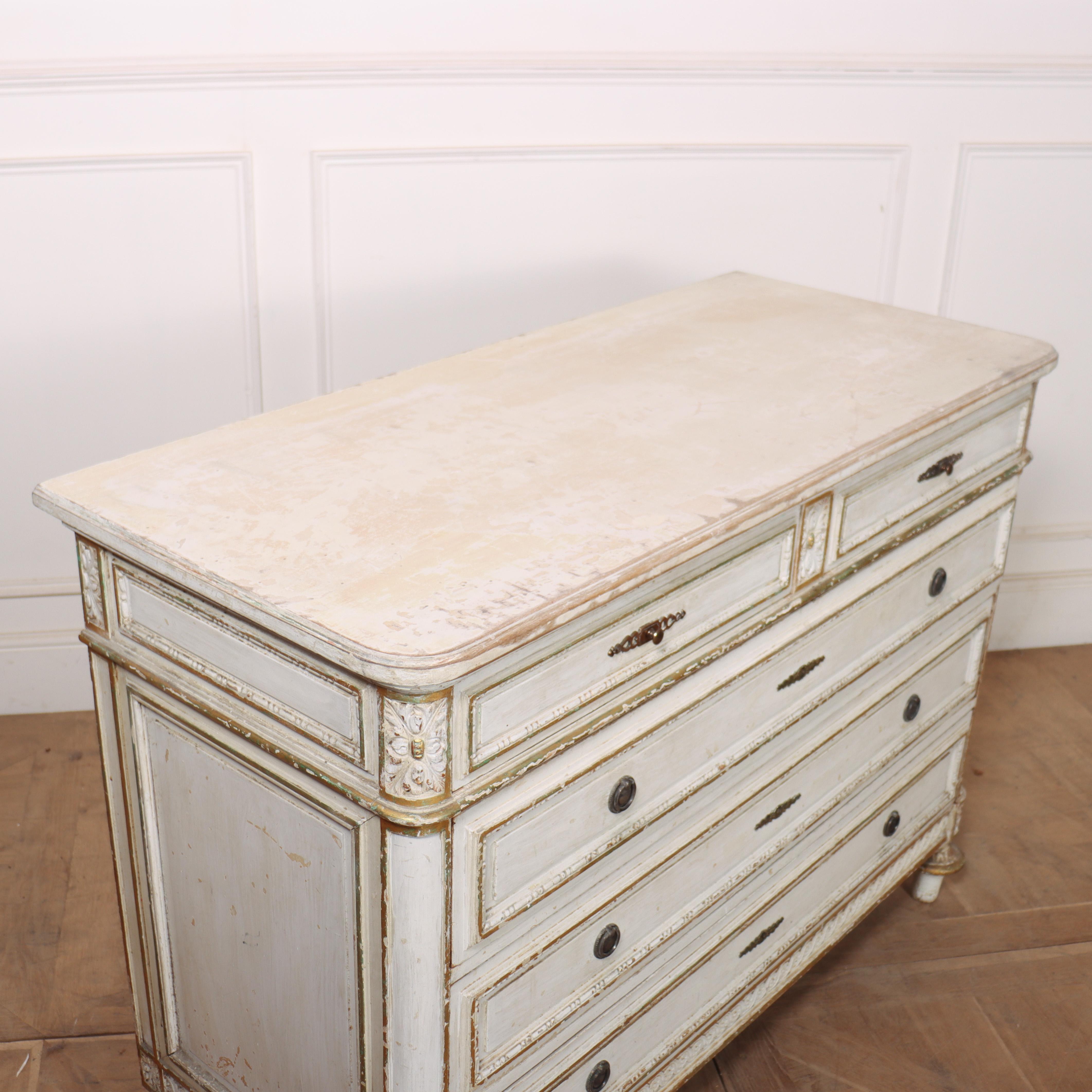 French Original Painted Commode 5