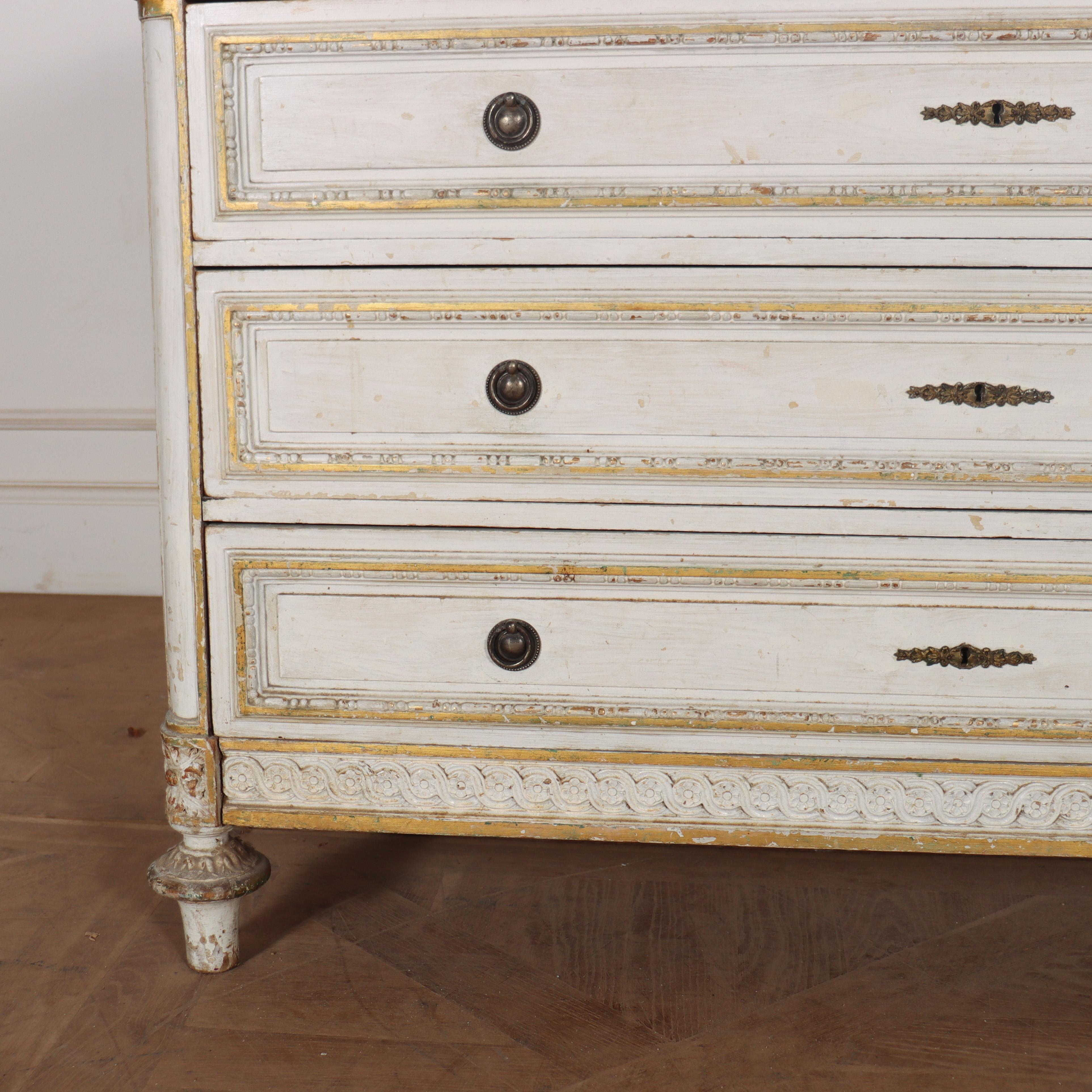French Original Painted Commode In Good Condition In Leamington Spa, Warwickshire