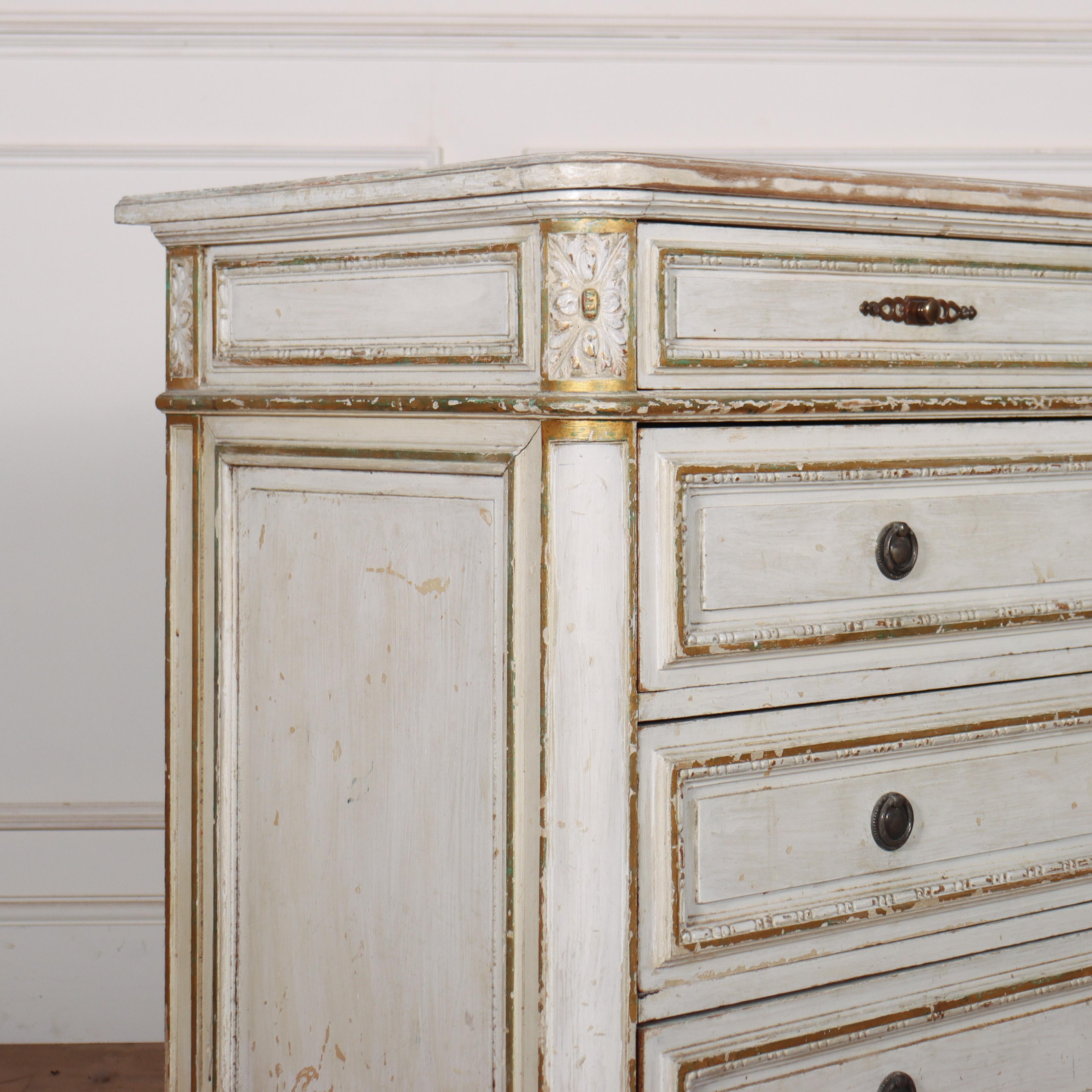 French Original Painted Commode 4