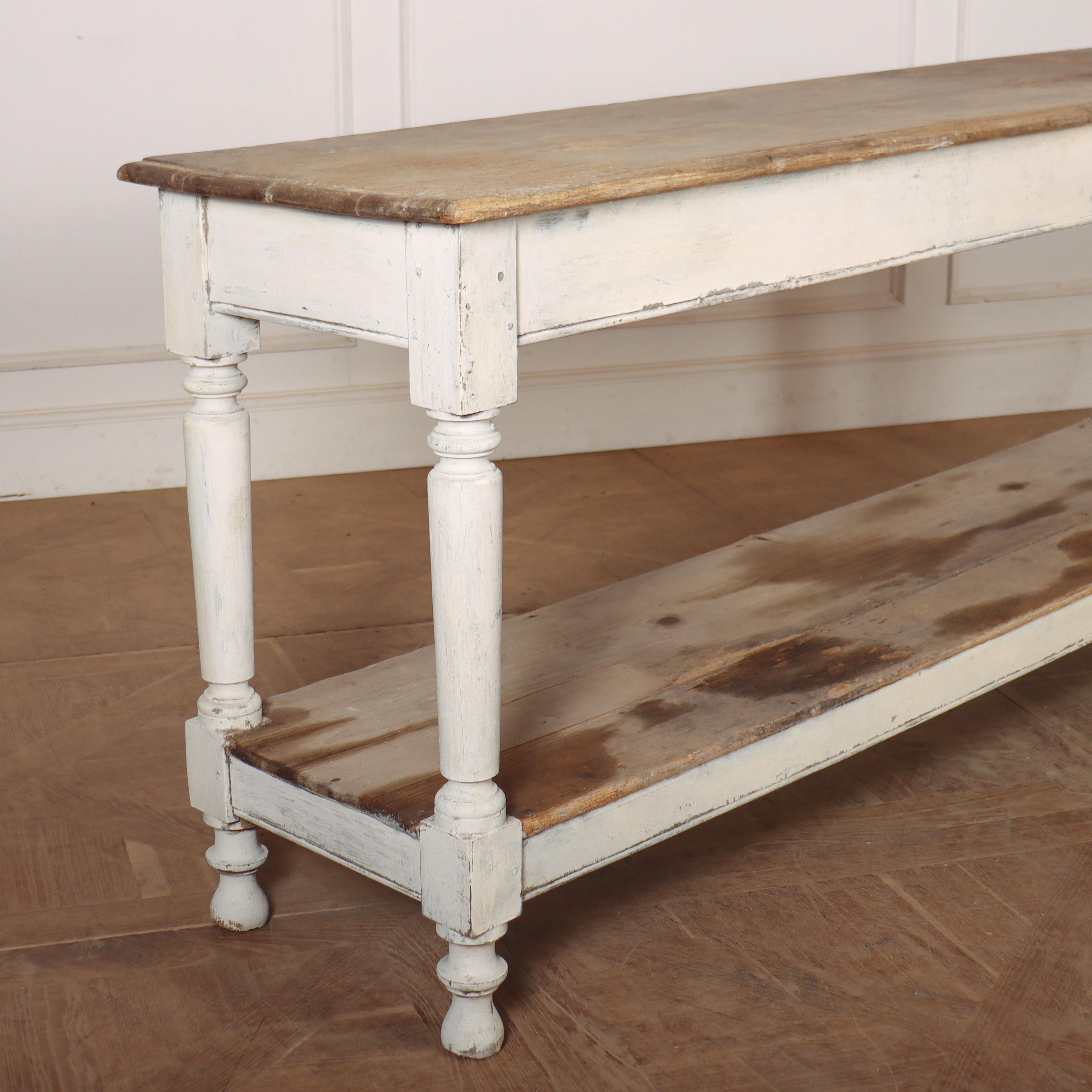 French Original Painted Drapers Console For Sale 1