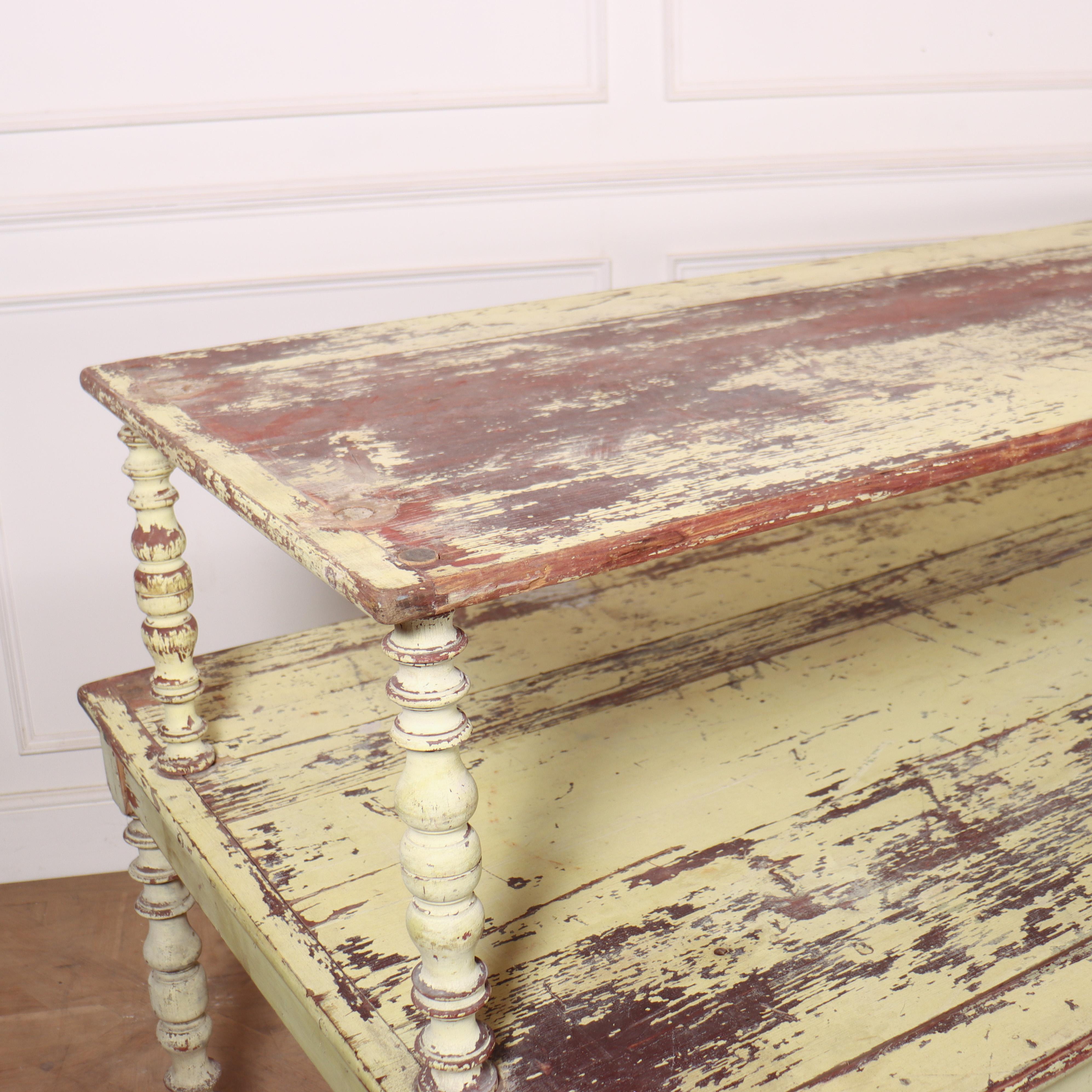 French Original Painted Florist Table For Sale 3