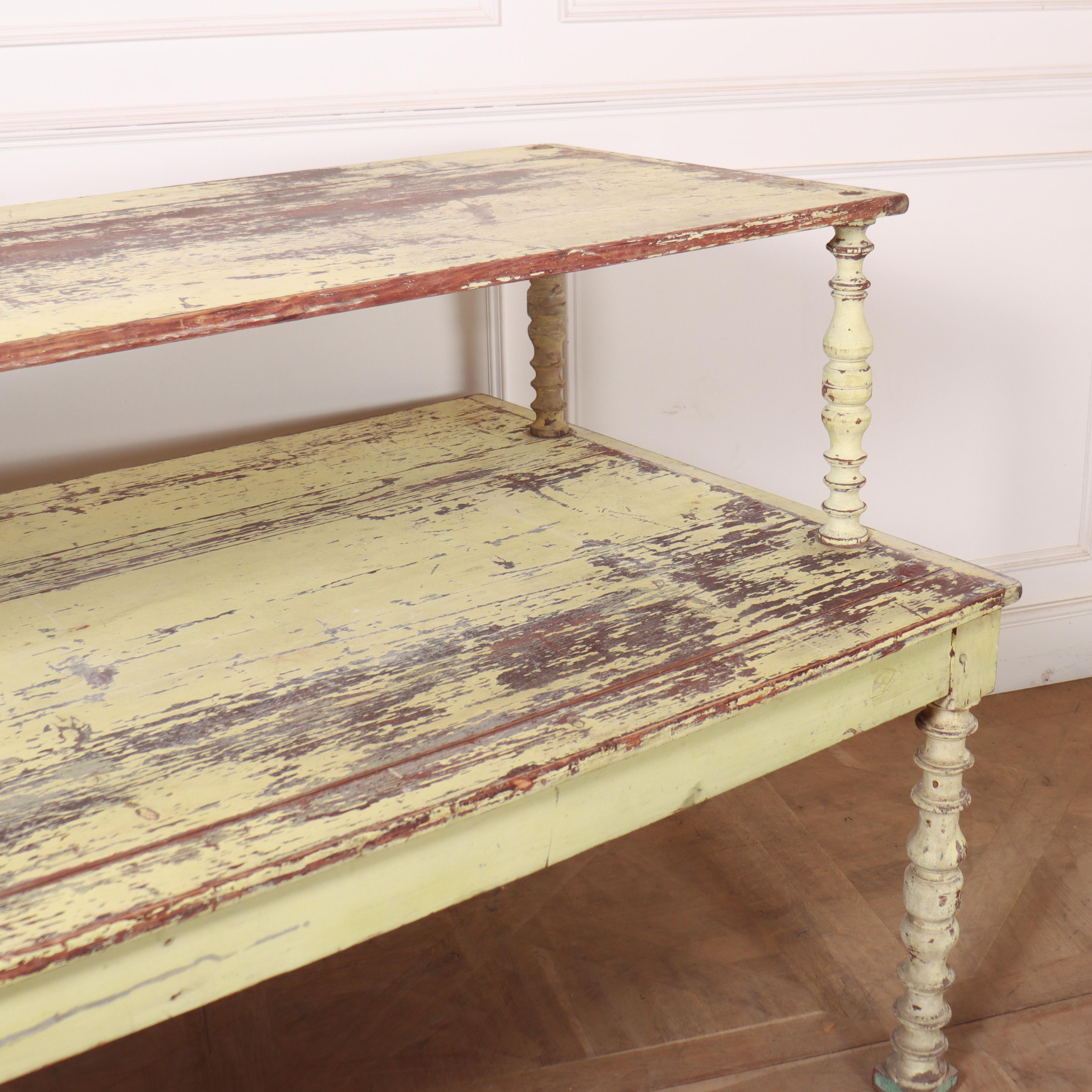 French Original Painted Florist Table For Sale 4