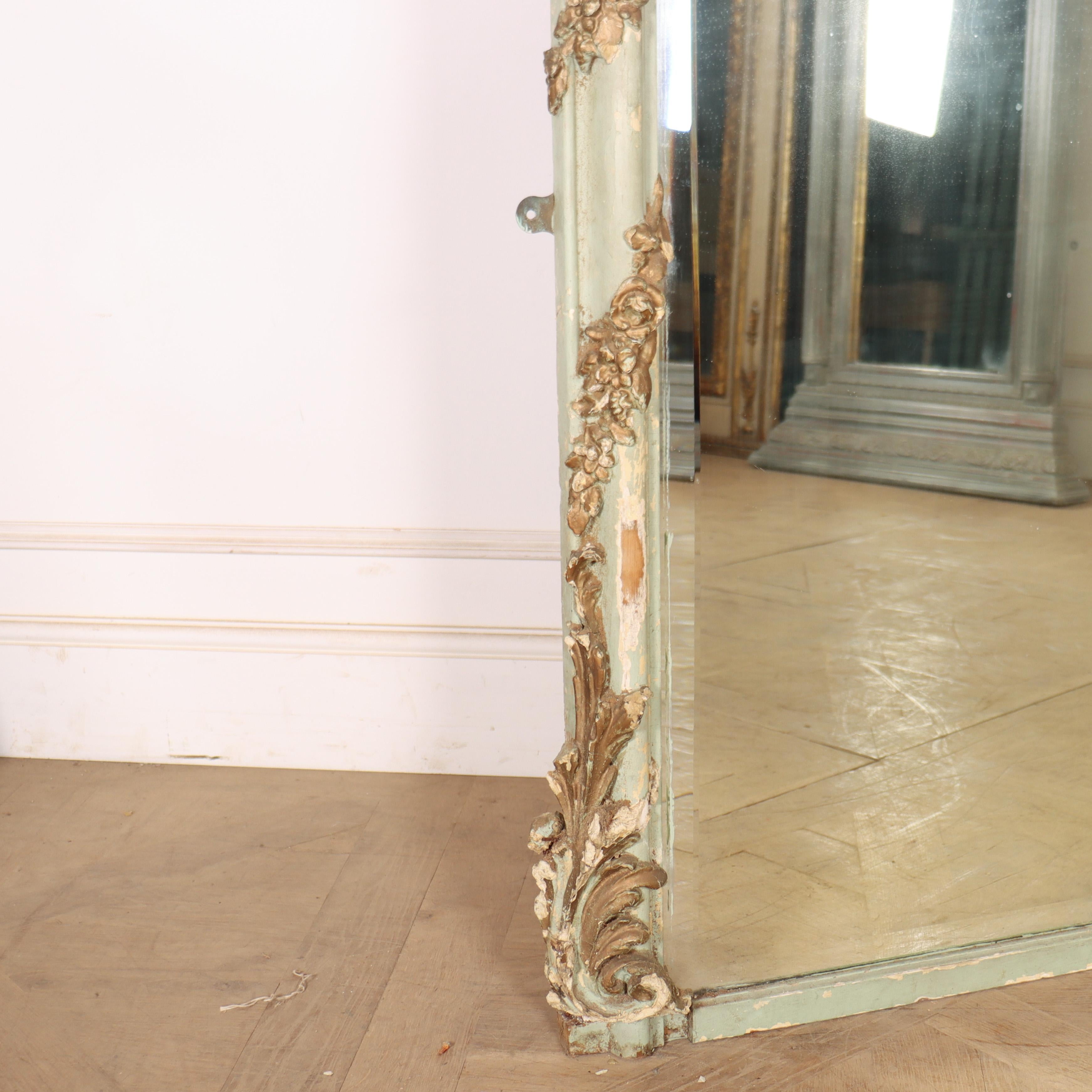 XIXe siècle Miroir peint d'origine français en vente