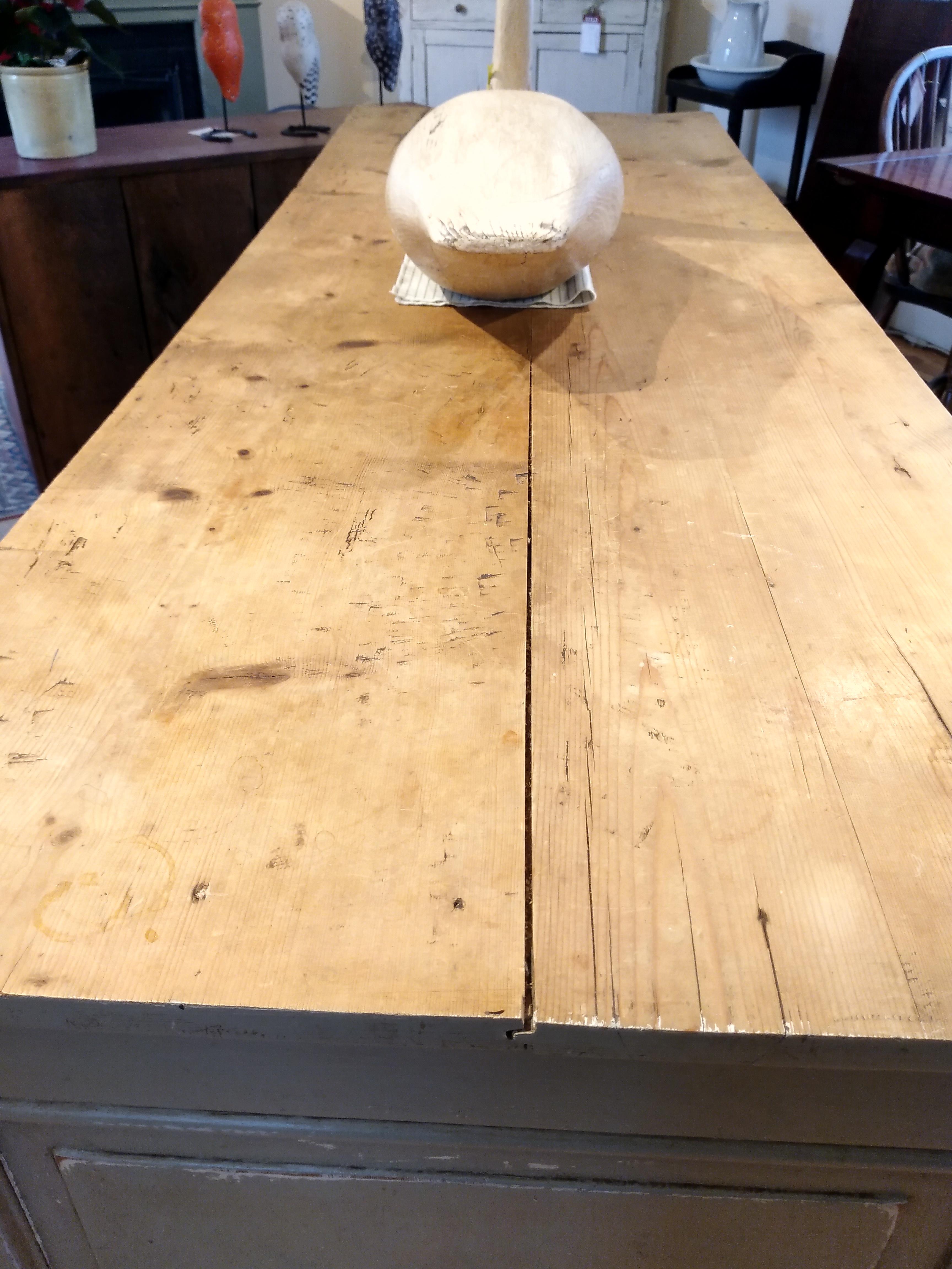 French Original Painted Store Counter 2