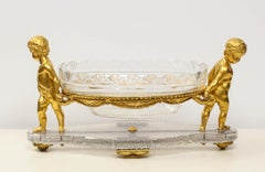 French Ormolu and Cut-Glass Centerpiece by Baccarat Paris, circa 1870