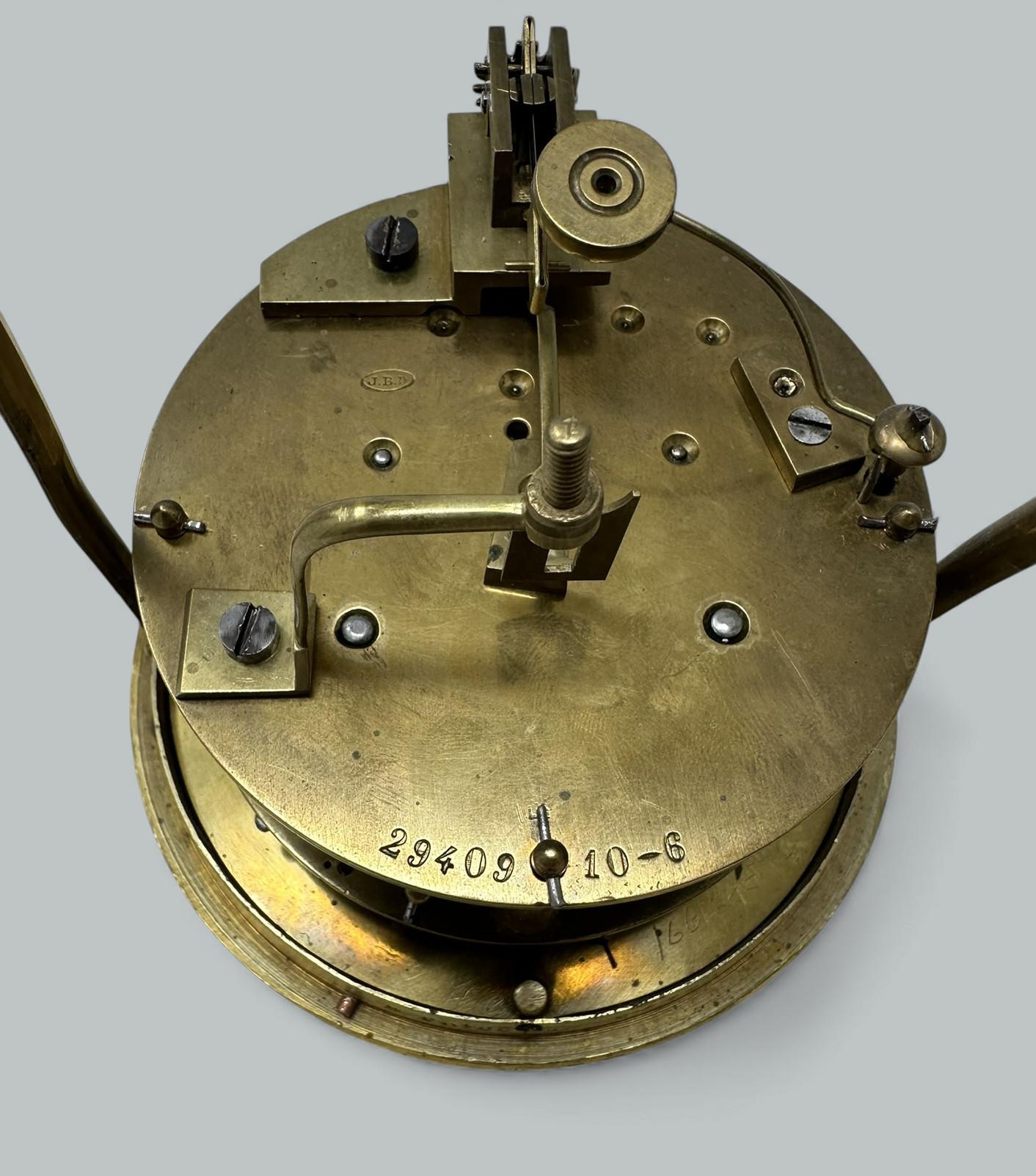 Bronzo Orologio da parete francese in porcellana di Sèvres in bronzo ormolinato di Jean-Baptiste Delettrez in vendita