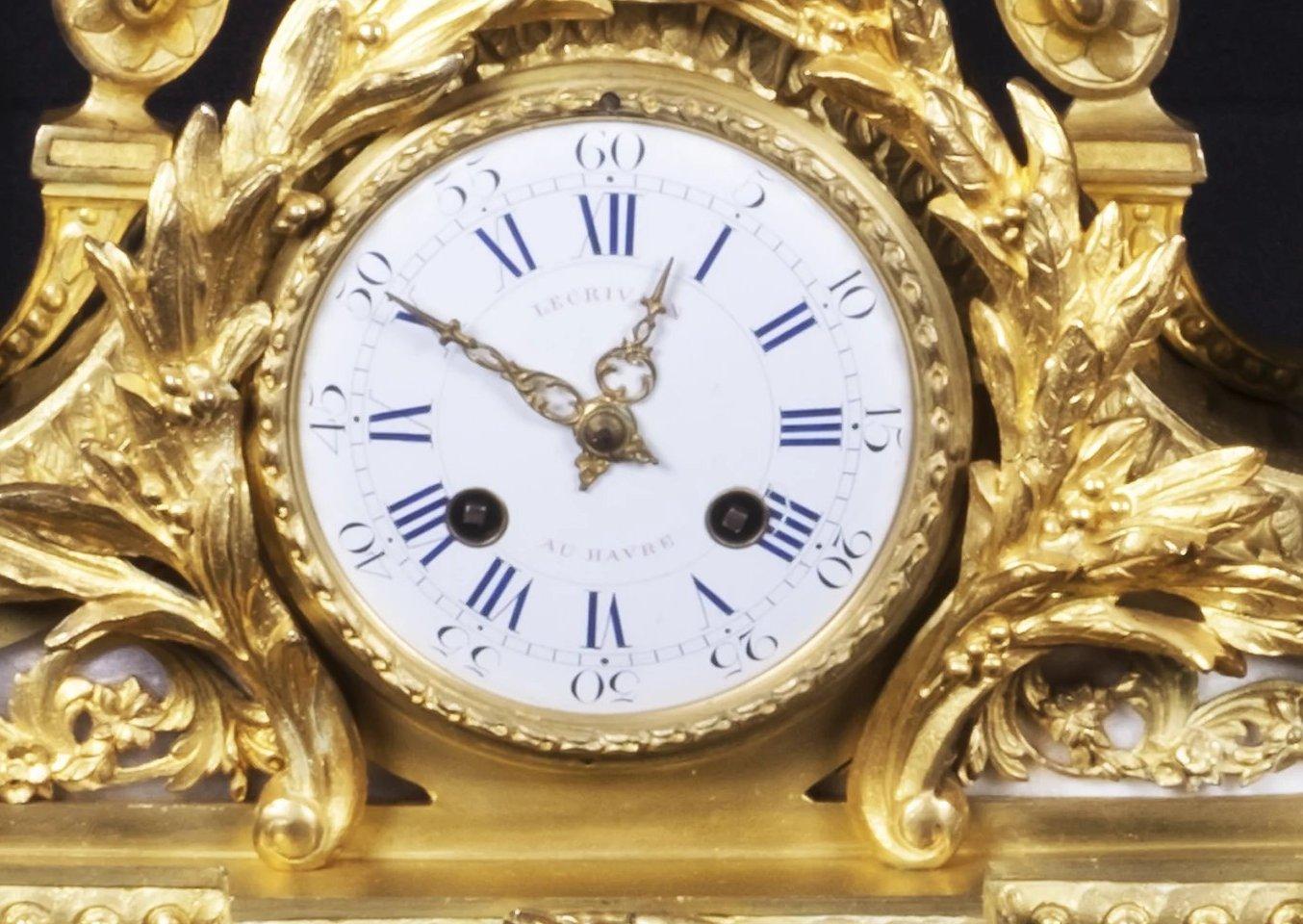 French Ormolu Mantel Clock  pendulum France, Mid-Late 19th Century In Good Condition For Sale In Lantau, HK
