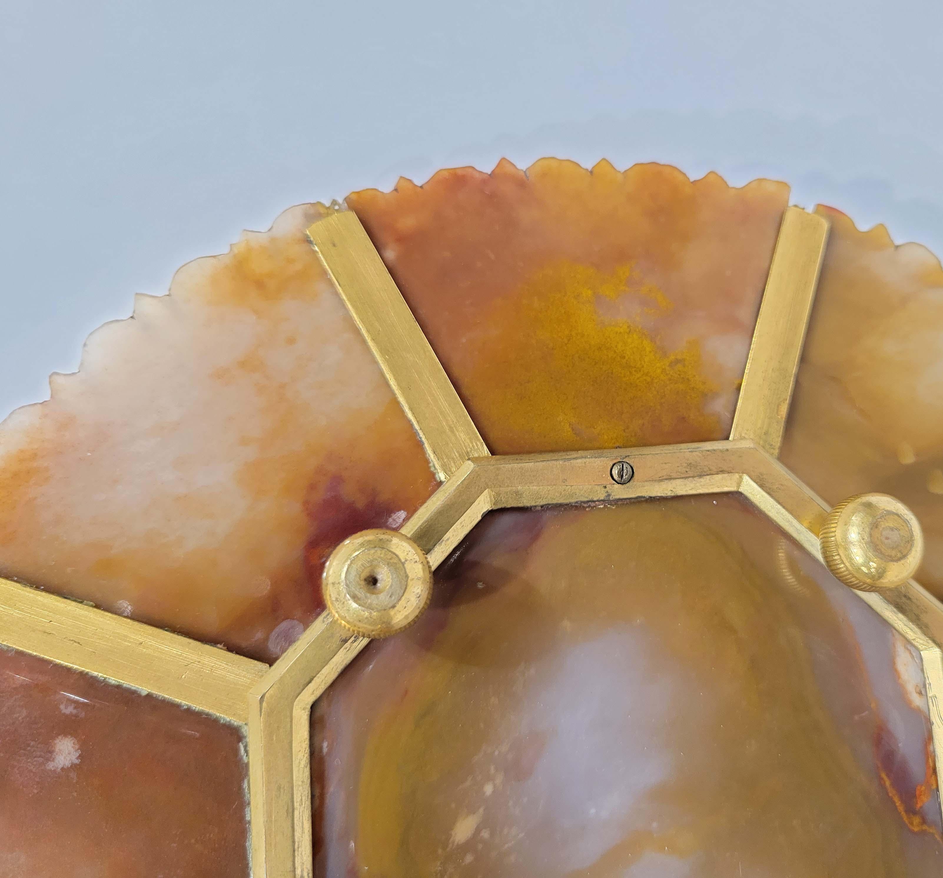 Regency French Ormolu Mounted Agate Tray, Early 19th Century