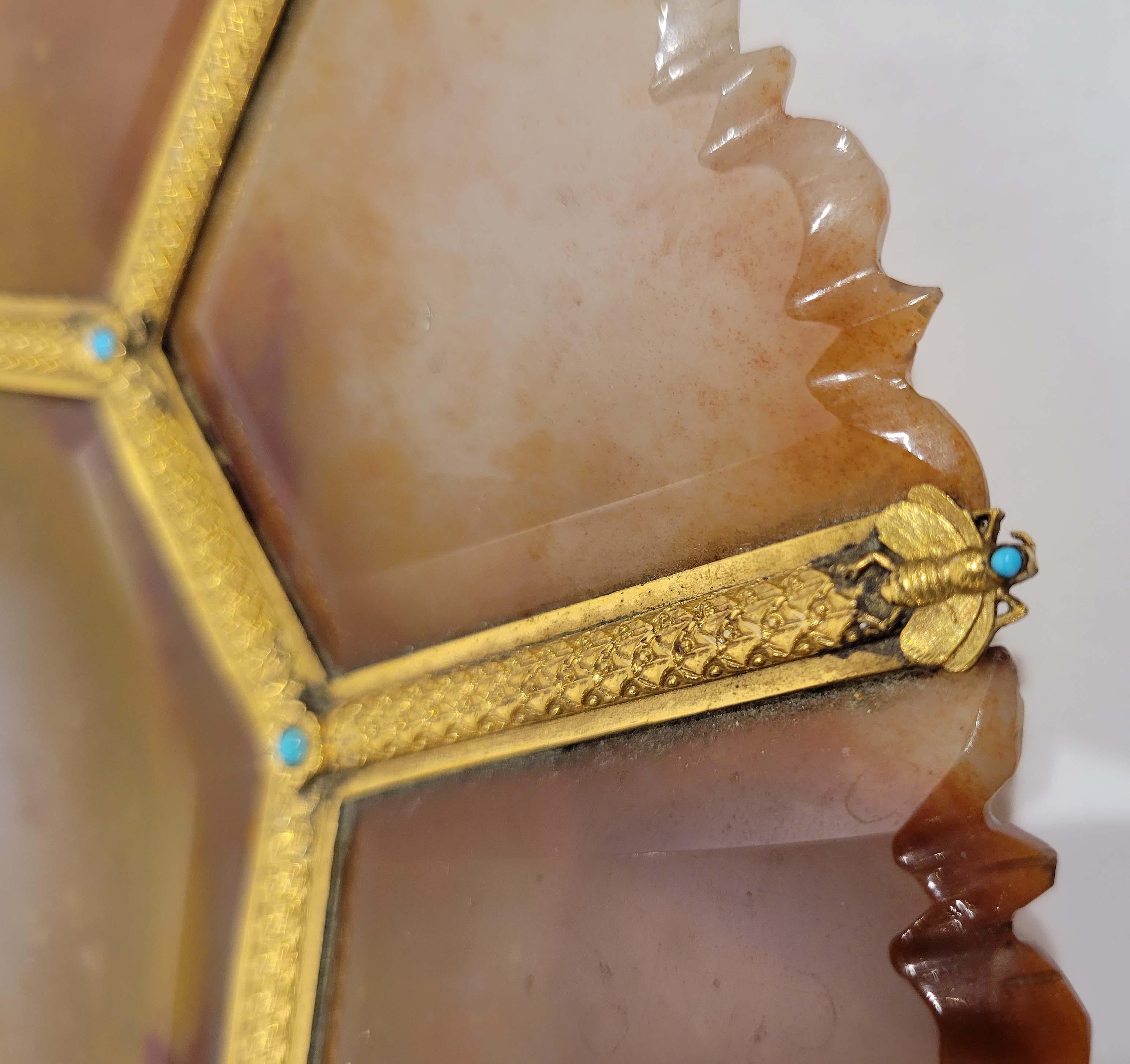 French Ormolu Mounted Agate Tray, Early 19th Century 2