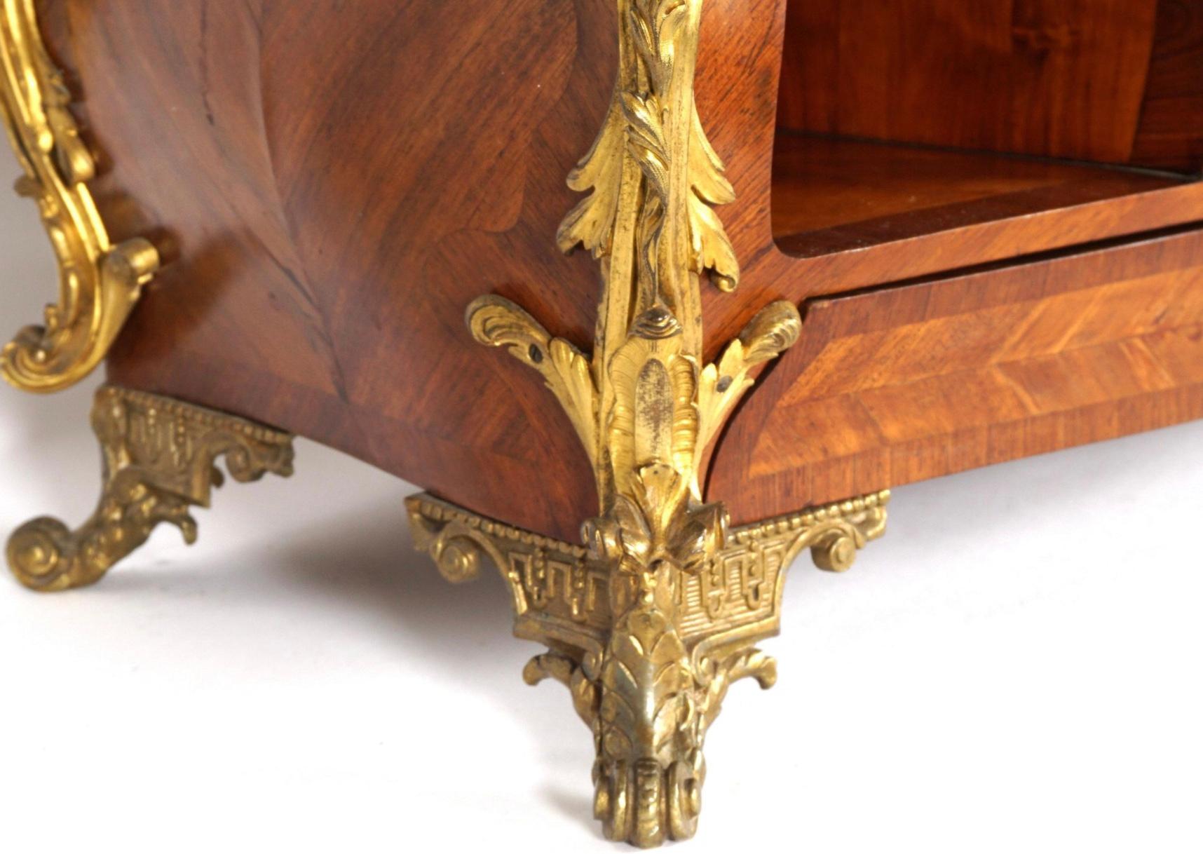 Bronze French Ormolu Mounted Cartonier - Attributed To Linke For Sale