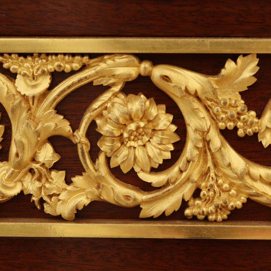 French Ormolu-Mounted Mahogany Bed by Gervais-Maximilien-Eugène Durand 2