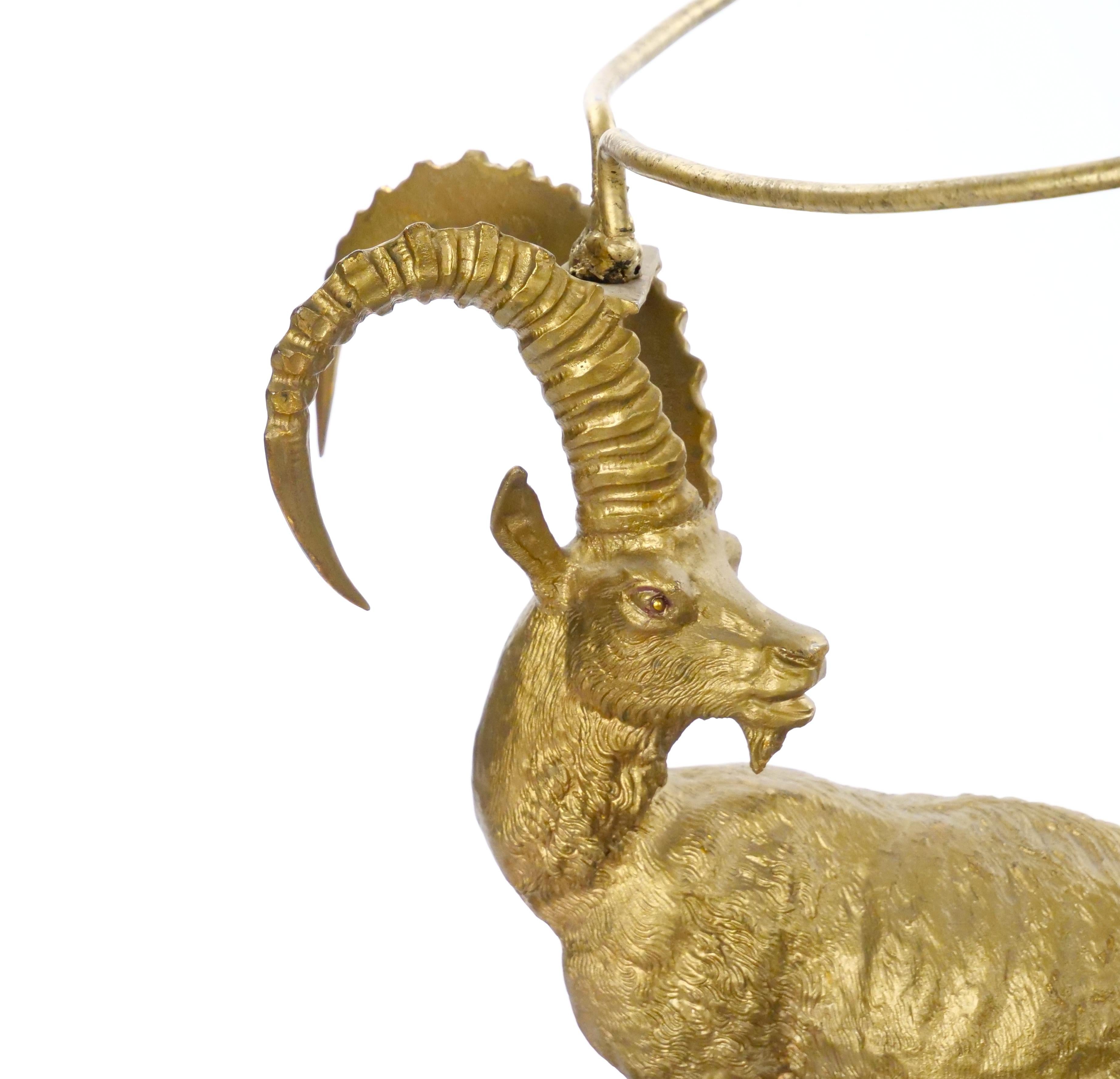 Französisches Ormolu-gefasstes Surtout de Table Plateau / Buntes Kunstglas Tafelaufsatz im Angebot 2