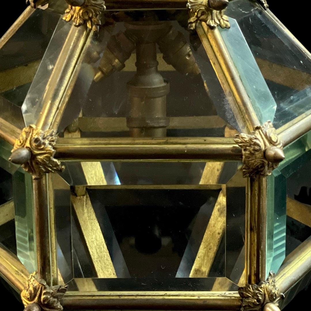 Louis XIV Lanterne de salle de Versailles en bronze doré français en vente