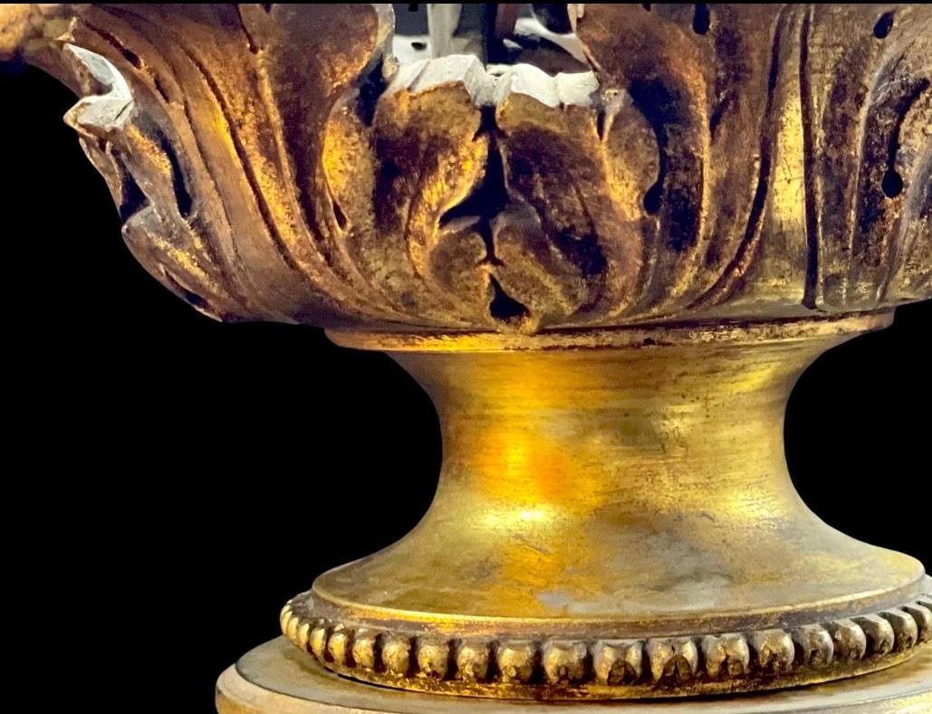 Bronze French Ormolu Versailles Hall Lantern For Sale
