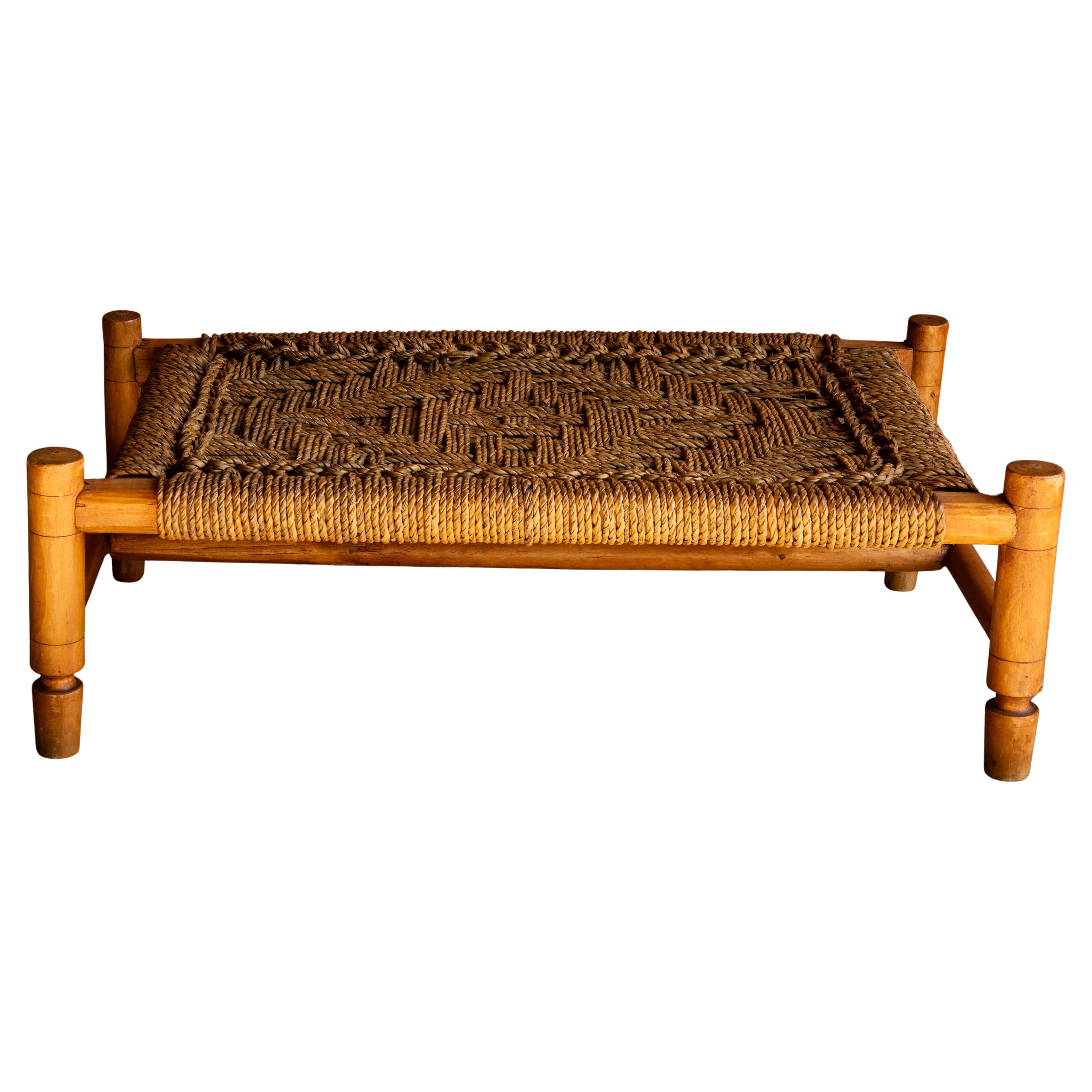 French Ottoman in the style of Adrien Audoux & Frida Minet