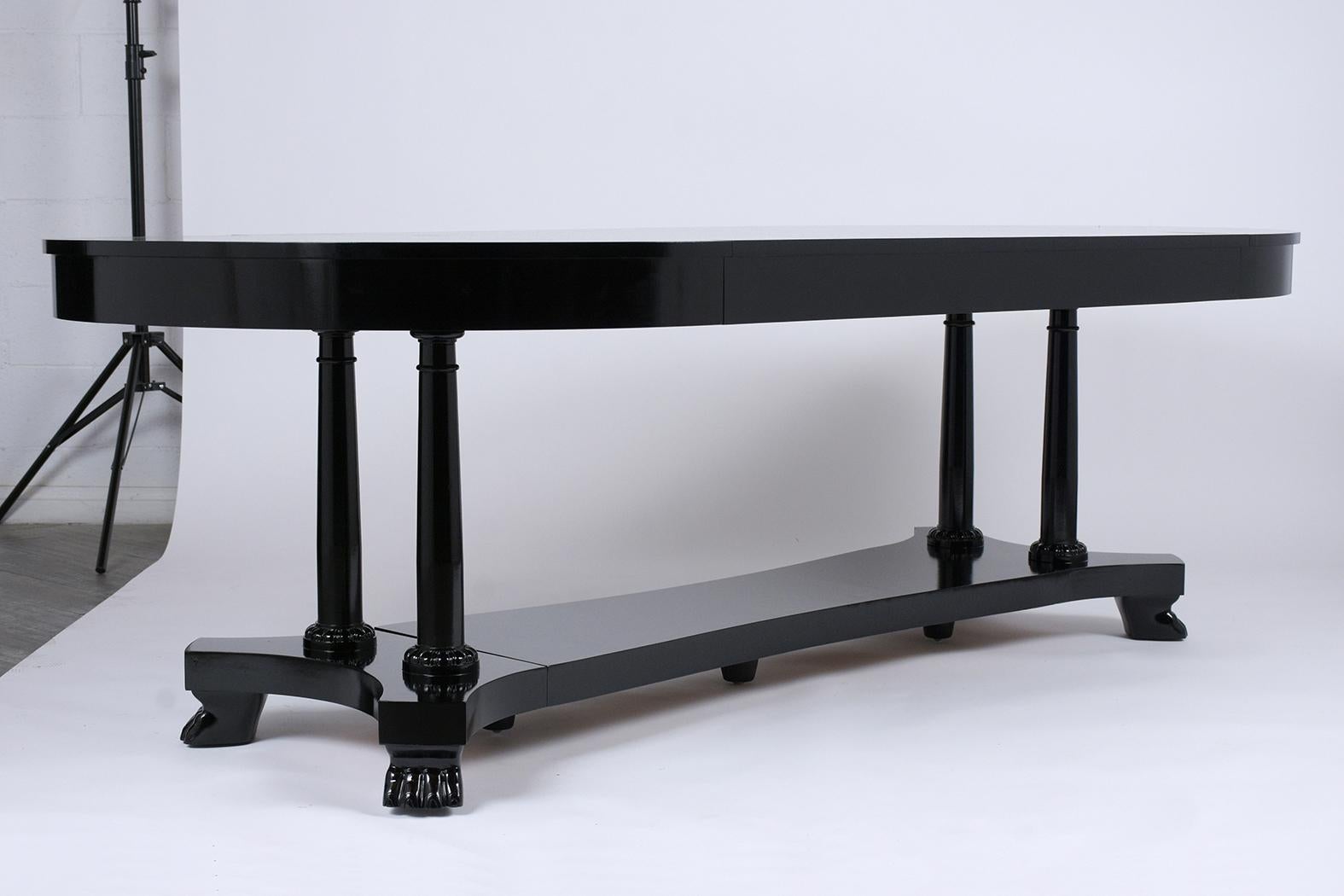 Empire French Oval Dining Table For Sale