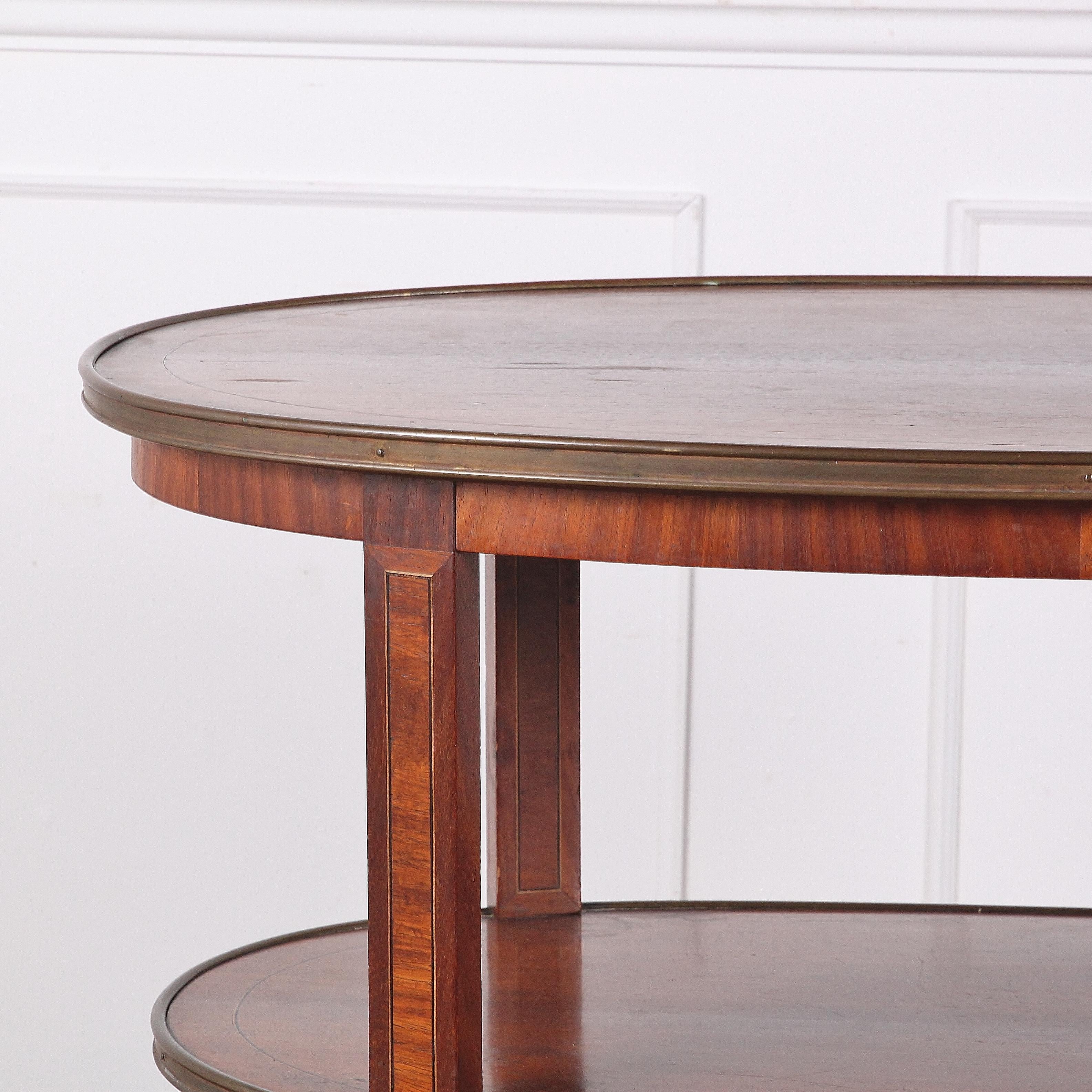 French Oval Three-Tier Trolley or Server 2