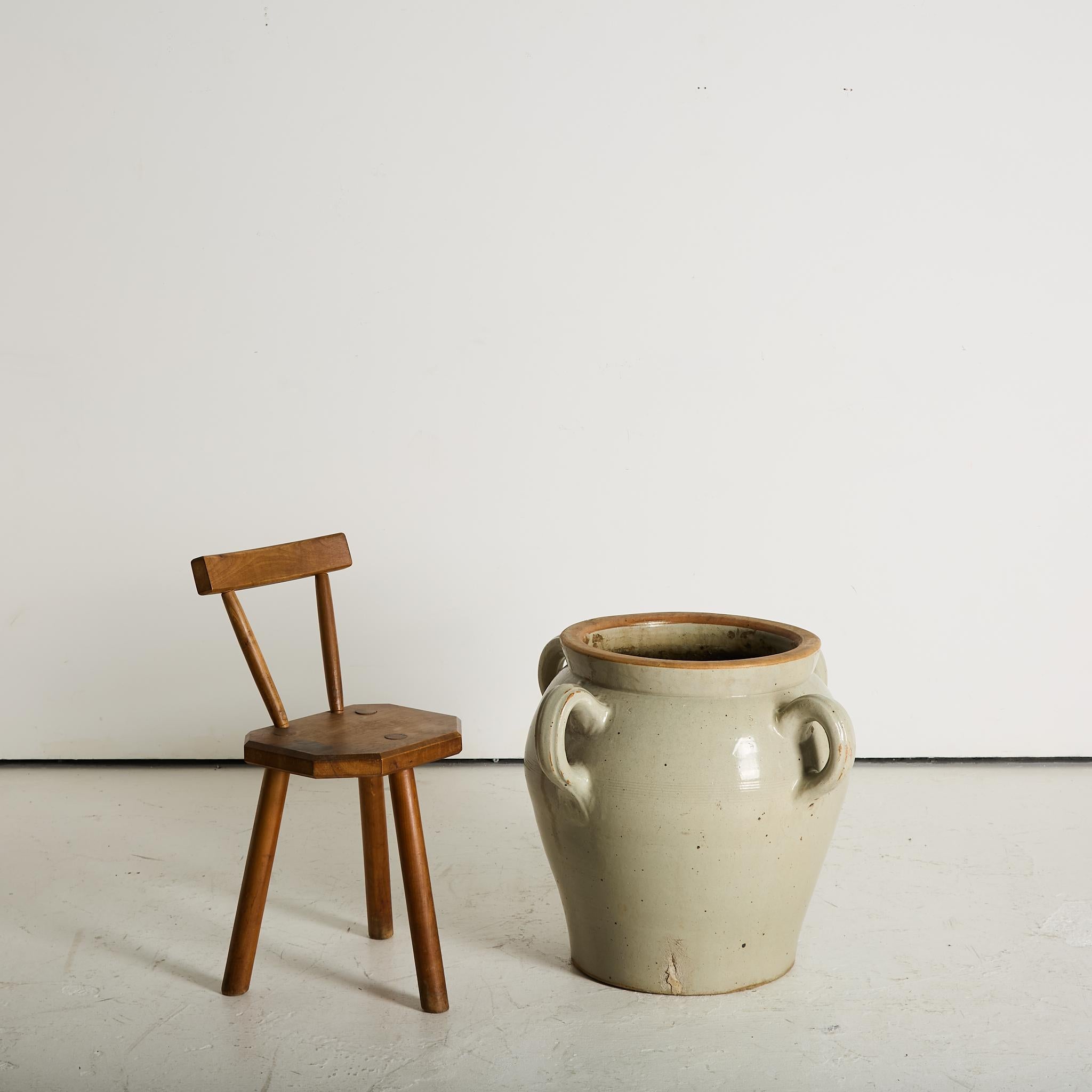 Vaso in ceramica francese oversize del 1880 in vendita 5