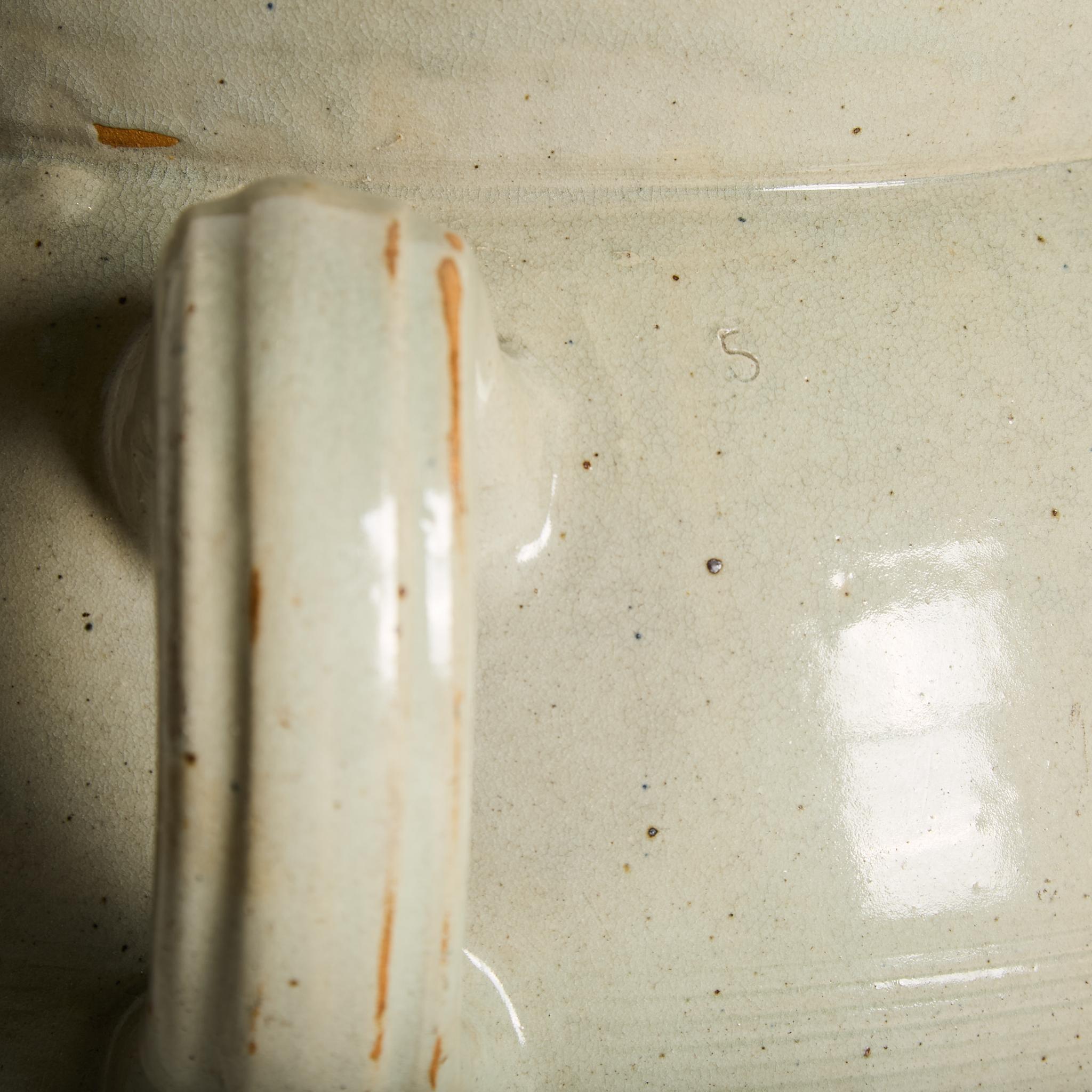 Vaso in ceramica francese oversize del 1880 in vendita 1