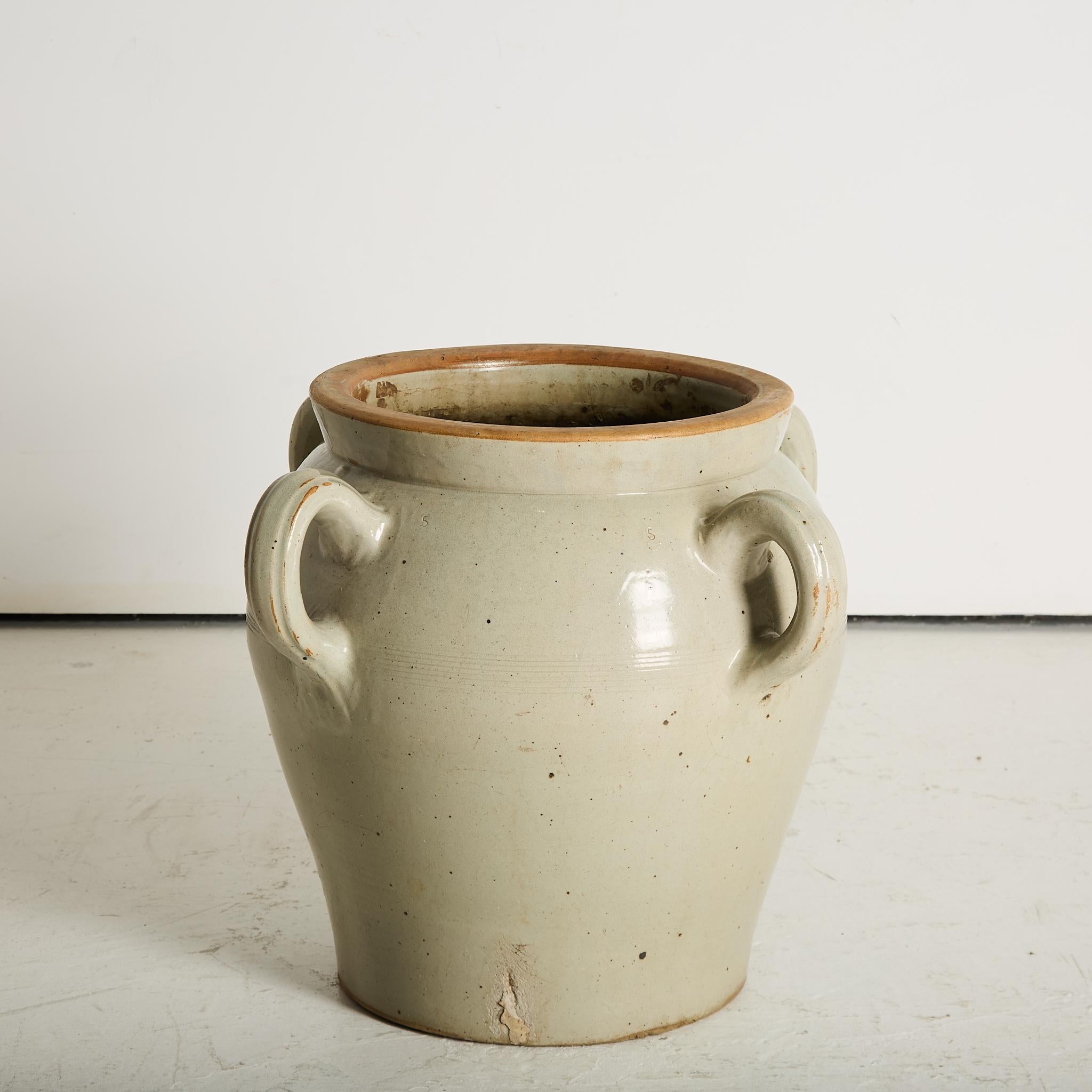 Vaso in ceramica francese oversize del 1880 in vendita 3