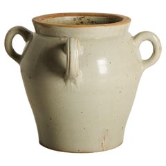 French Oversized 1880s Ceramic Pot