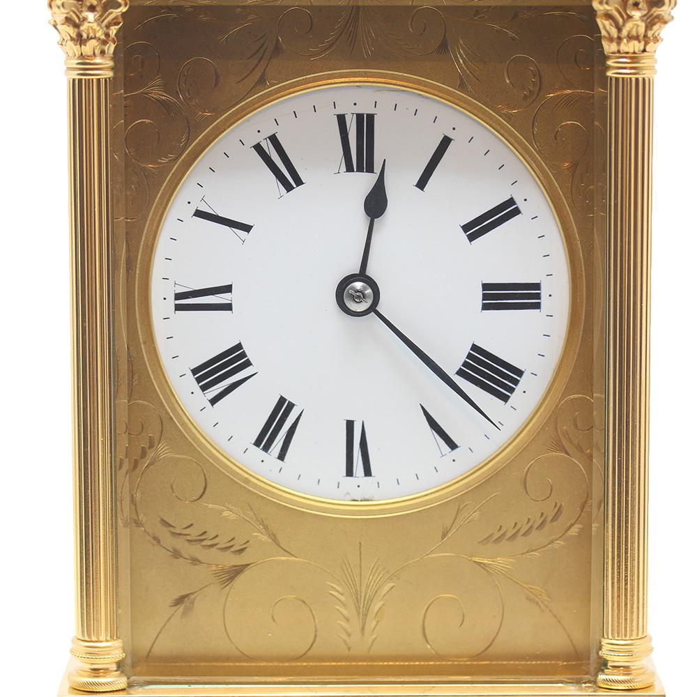 French Oversized Carriage Clock 19th Century 3