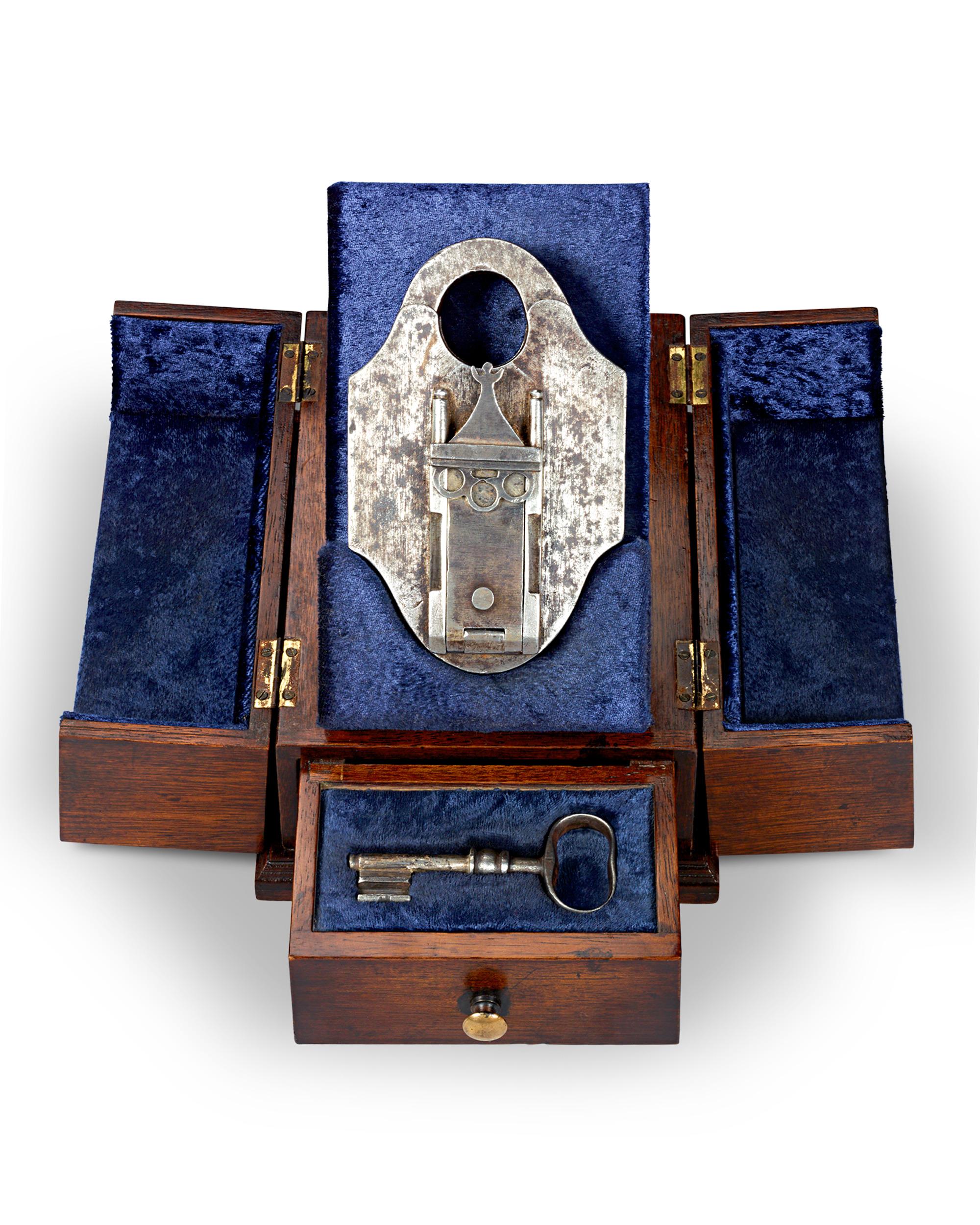 French Padlock with Secrets In Excellent Condition In New Orleans, LA