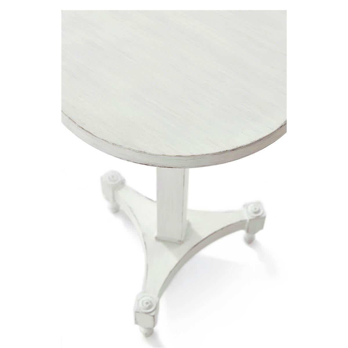 Vietnamese French Painted Accent Table For Sale