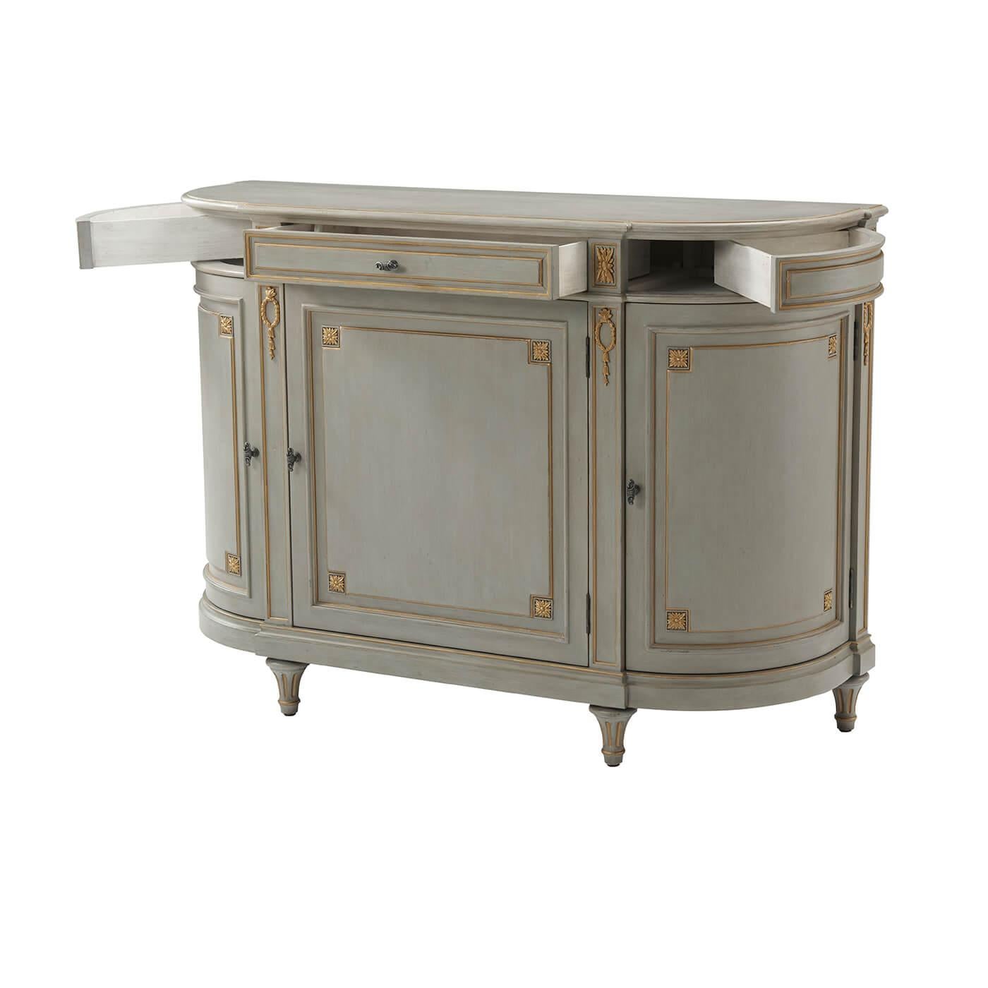 Louis XVI French Painted and Gilded Buffet