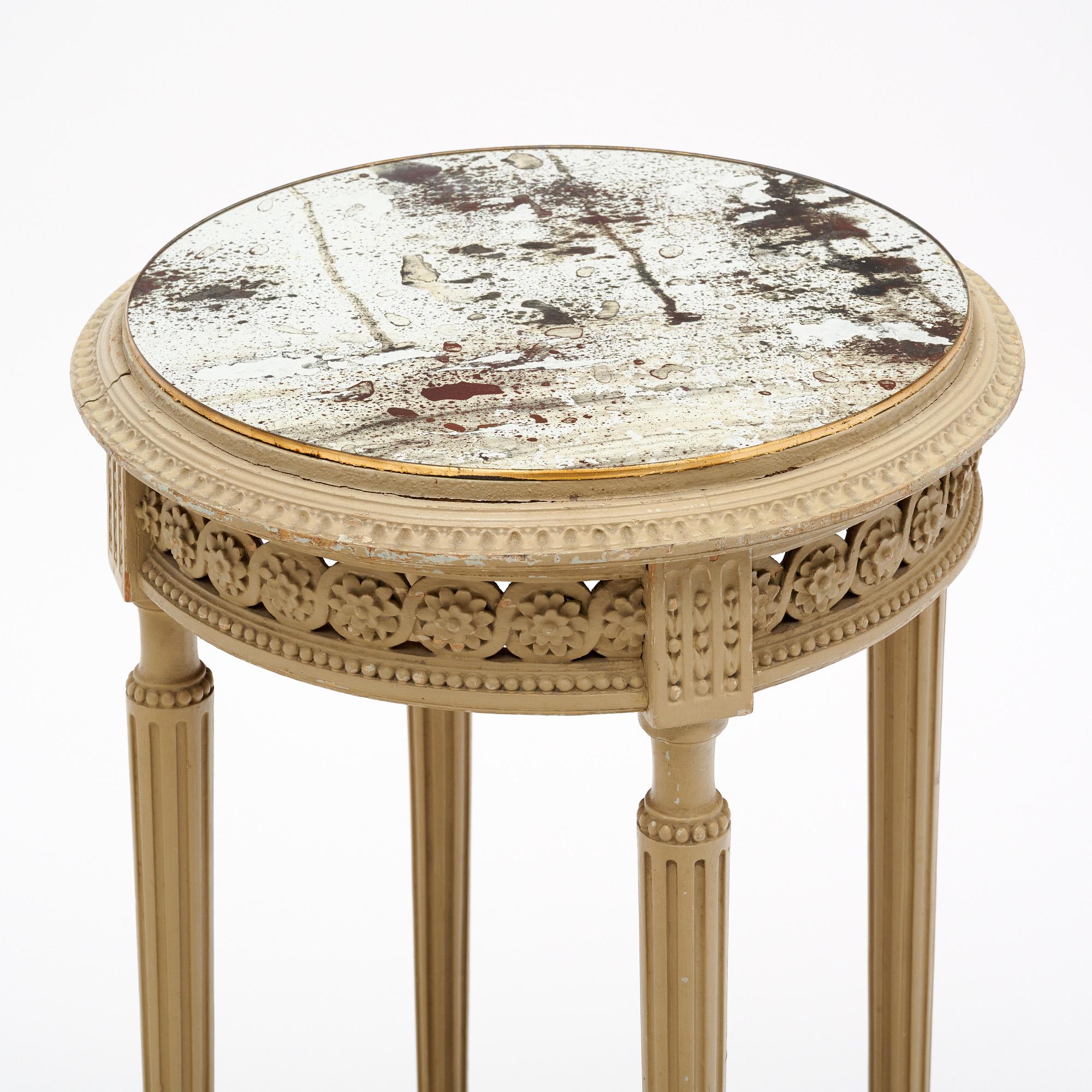 French Painted Antique Gueridon In Good Condition For Sale In Austin, TX