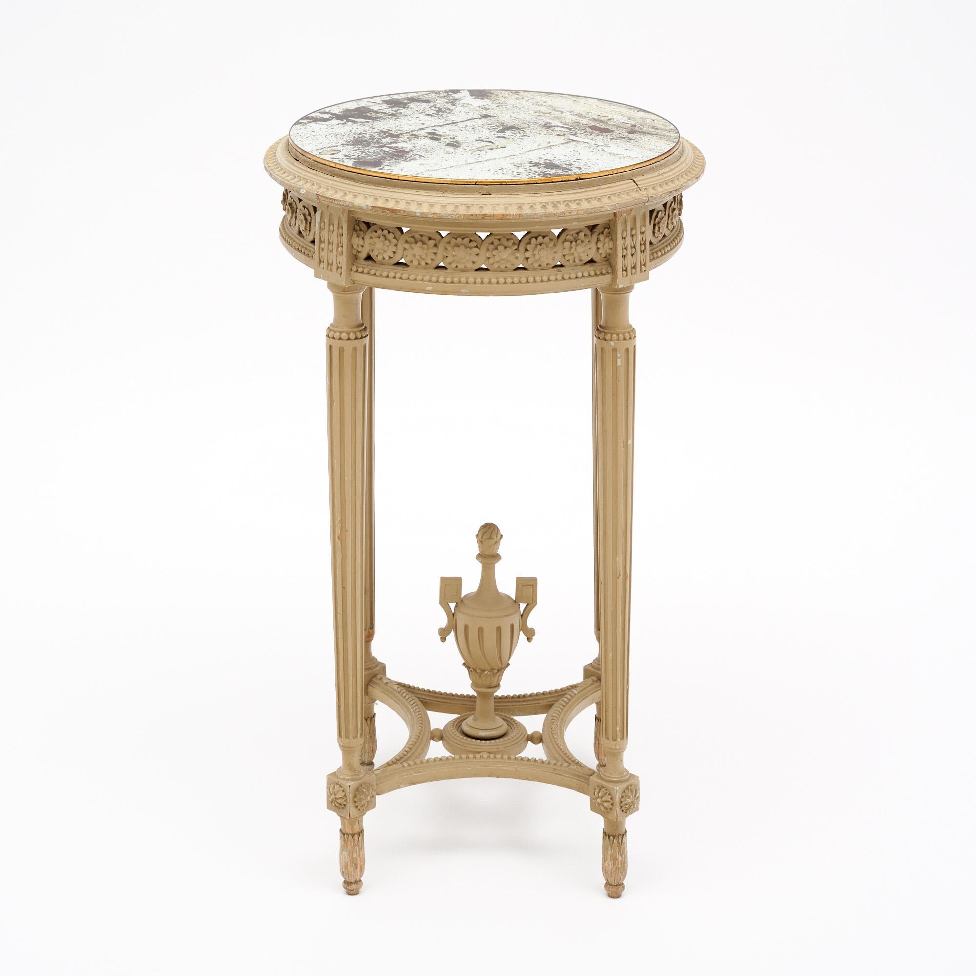 Early 20th Century French Painted Antique Gueridon For Sale