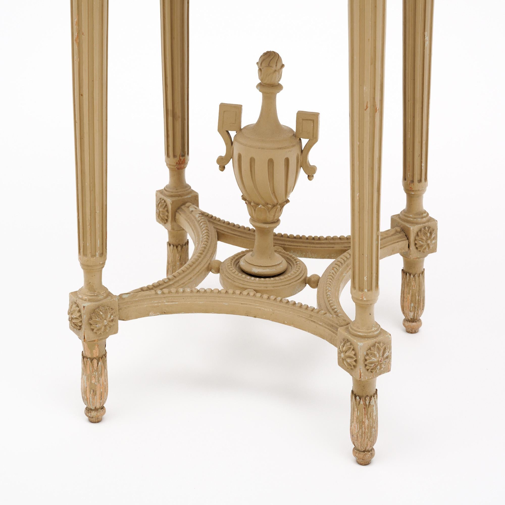 French Painted Antique Gueridon For Sale 1