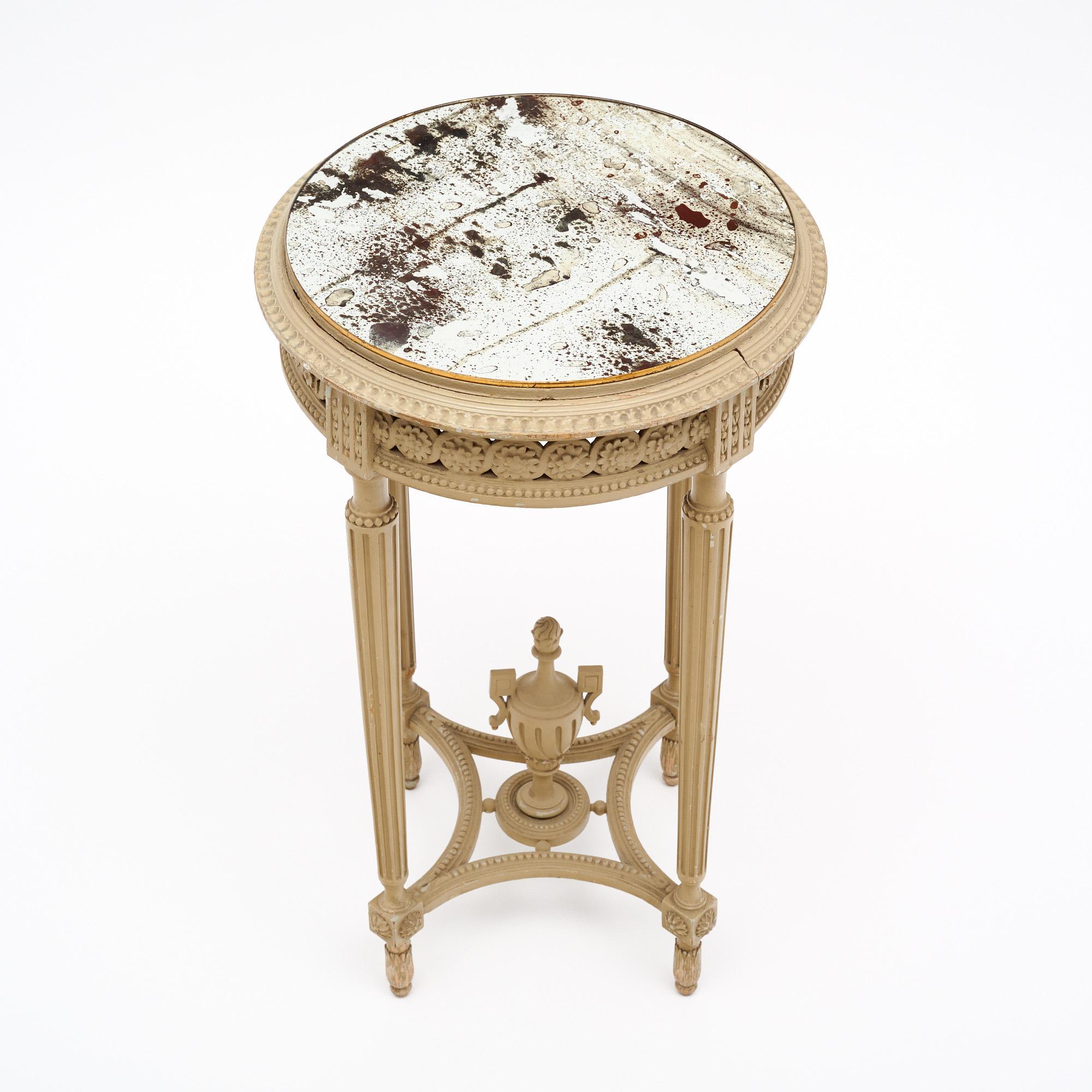 French Painted Antique Gueridon For Sale 2