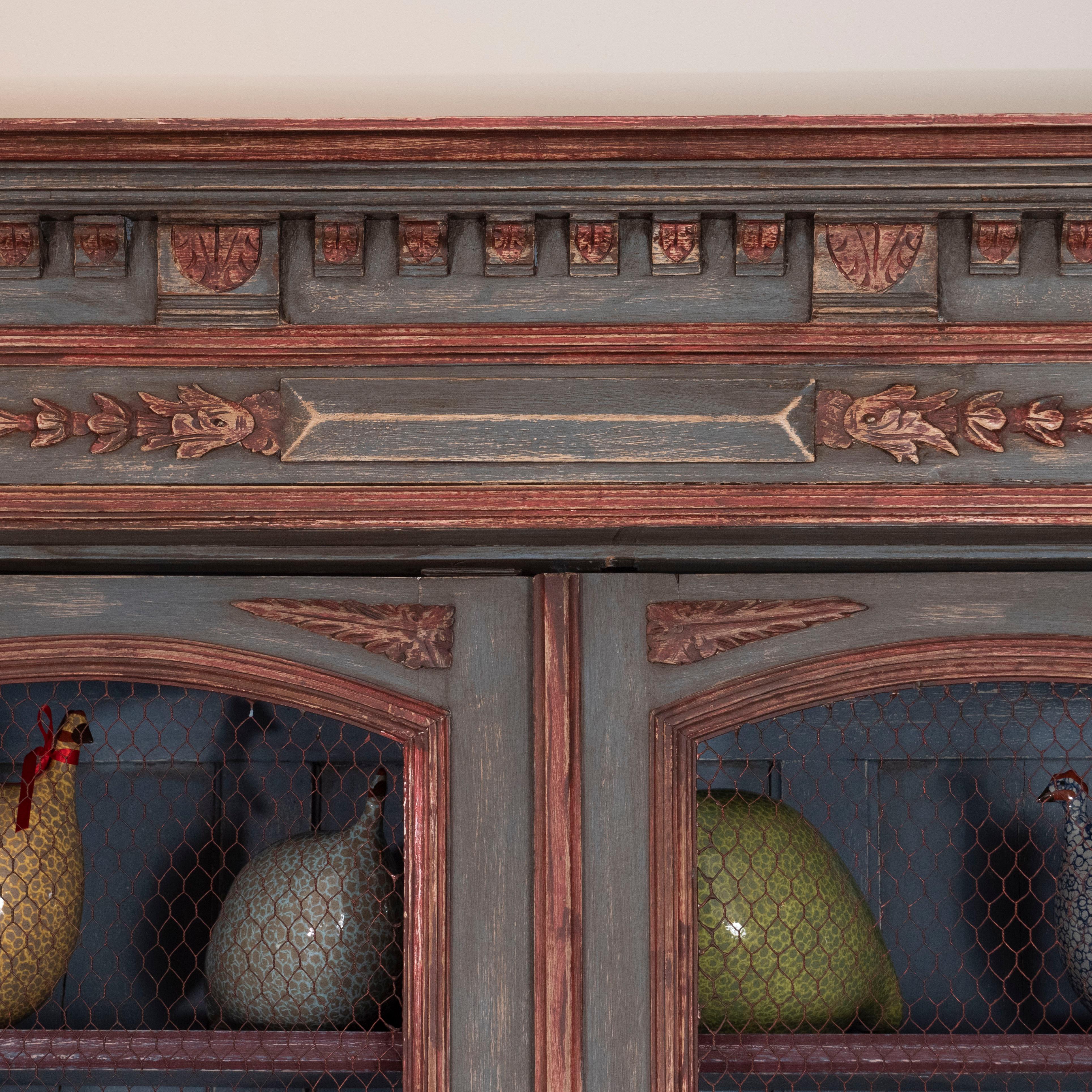 French Painted Bibliotheque In Good Condition In New York, NY