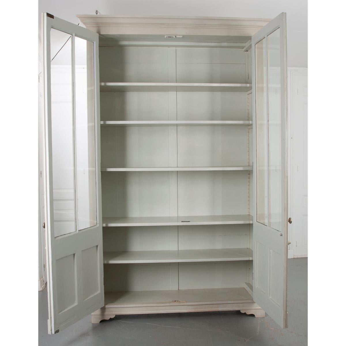 Contemporary French Painted Bibliotheque 