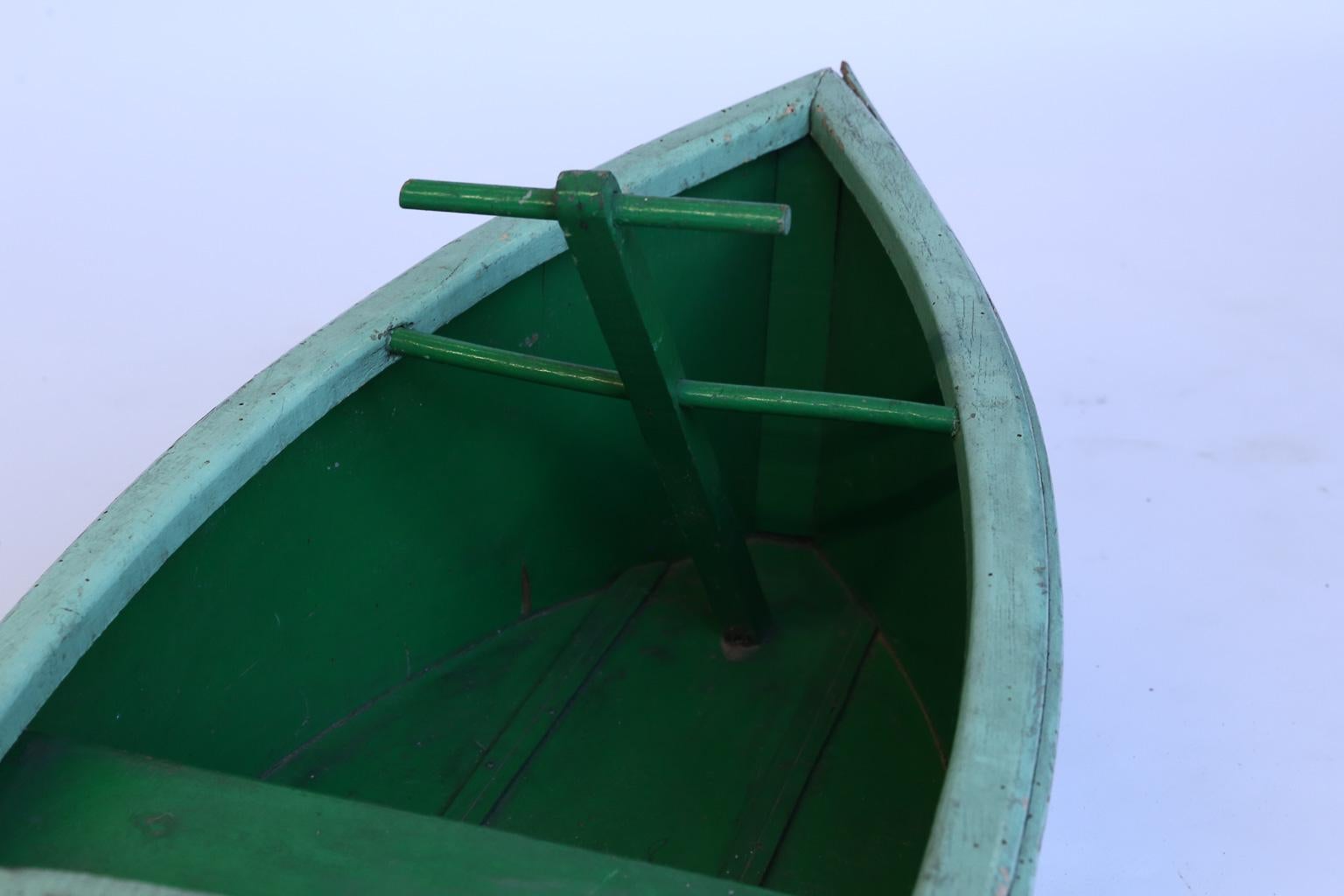 French Painted Boat from a Children's Carousel Ride 1