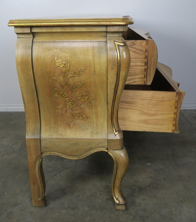 French Painted Bombay Chest, circa 1960s at 1stDibs