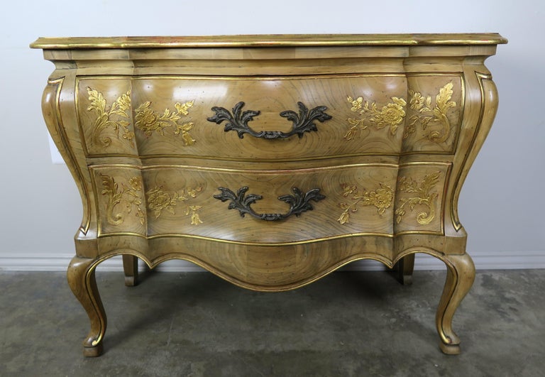 French Painted Bombay Chest, circa 1960s at 1stDibs